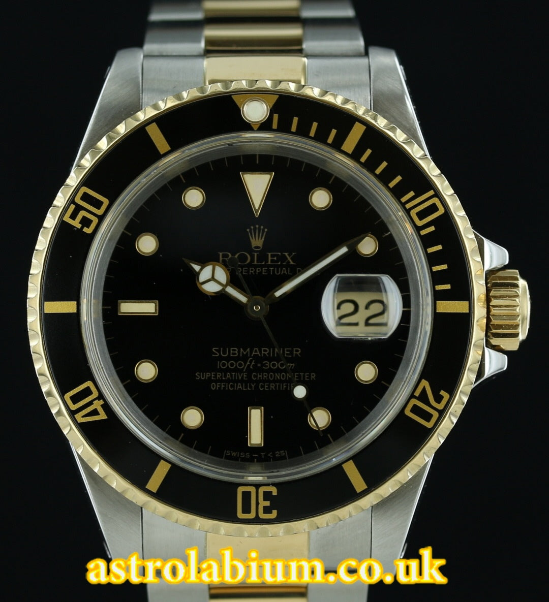 Rolex Submariner 16613 Steel & Gold