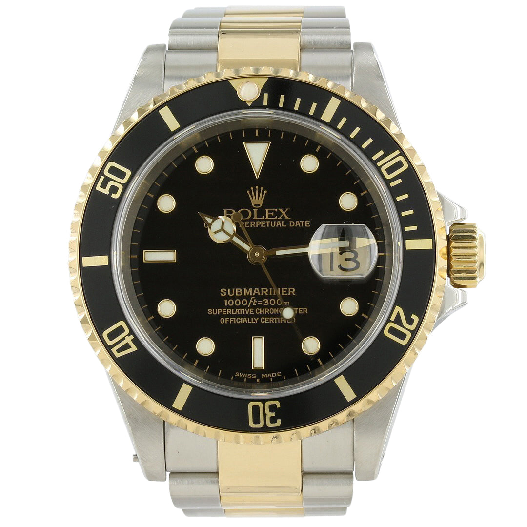 Rolex Submariner 16613 Steel & Gold