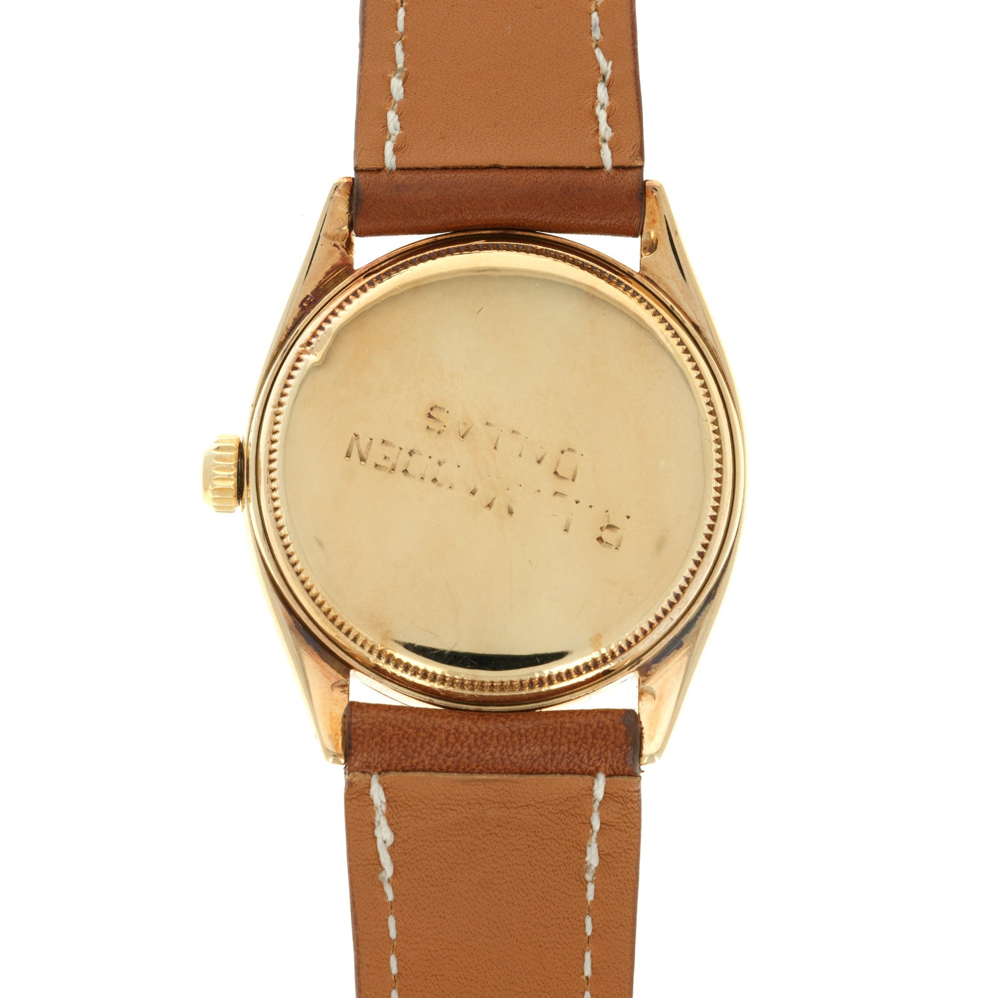 Rolex Yellow Gold Oyster Perpetual Watch, Ref. 6465 Retailed by Linz