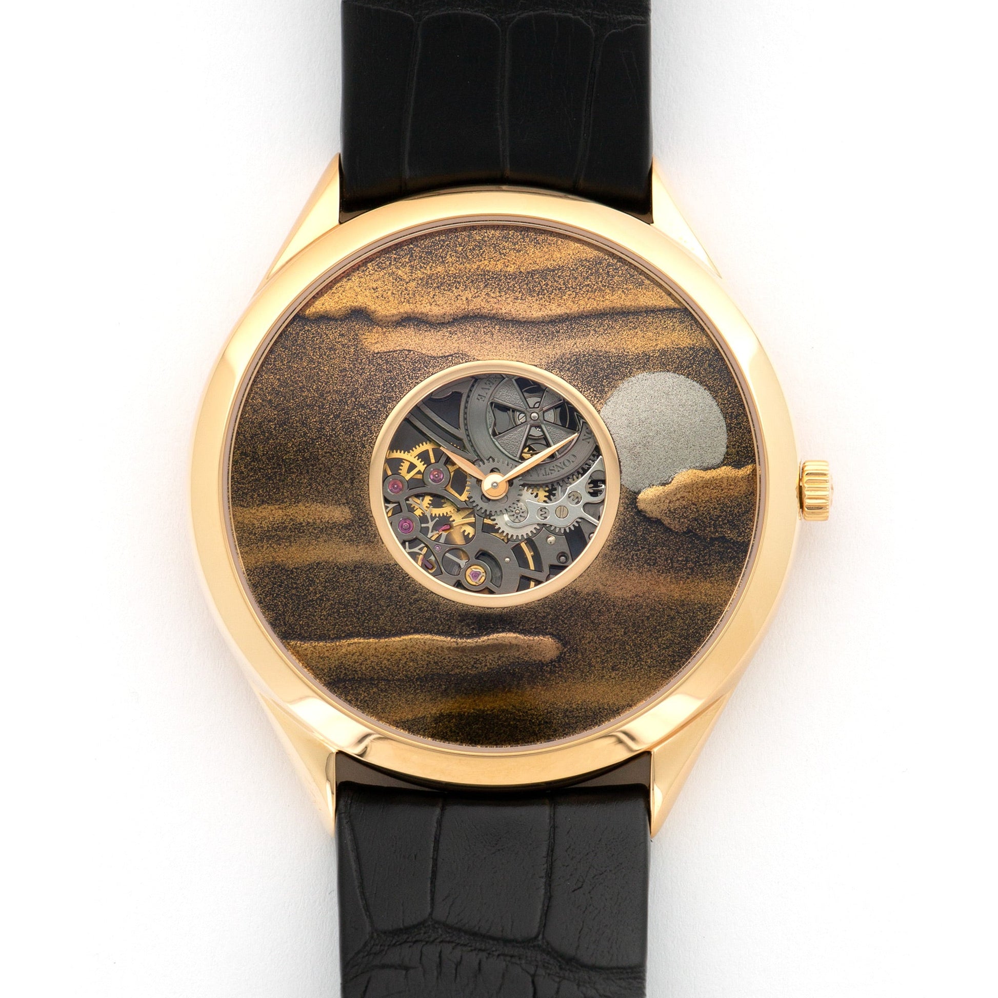 Vacheron Constantin Rose GoldMetiers DArt Rose Gold Skeleton Enamel Watch