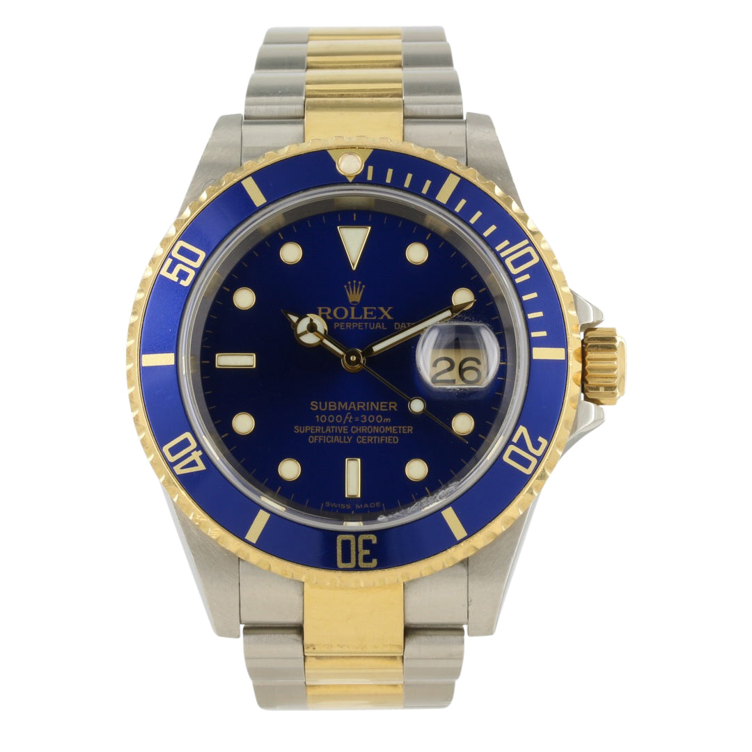 Rolex Submariner 16613 Steel & Gold