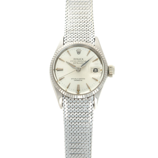 Rolex White Gold Datejust Watch Ref. 651 from 1962