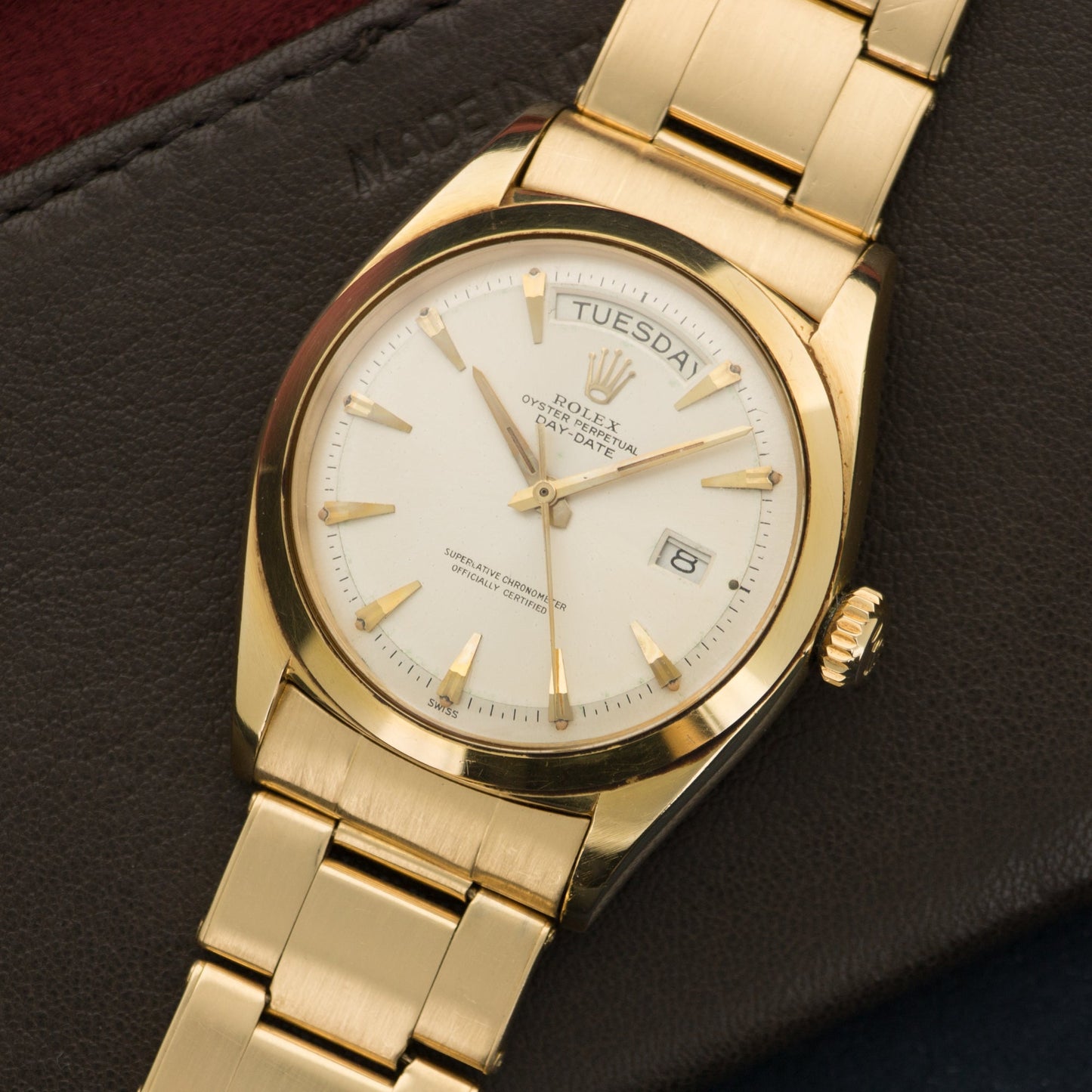 Rolex Yellow Gold Day-Date Watch Ref. 1802