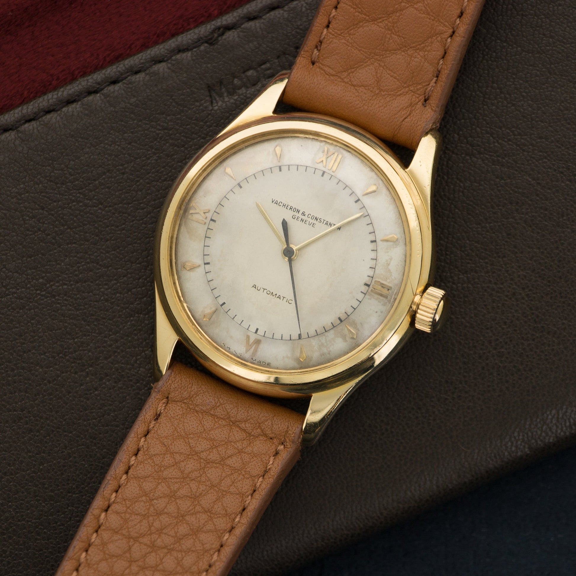 Vacheron Constantin Yellow Gold Automatic Strap Watch