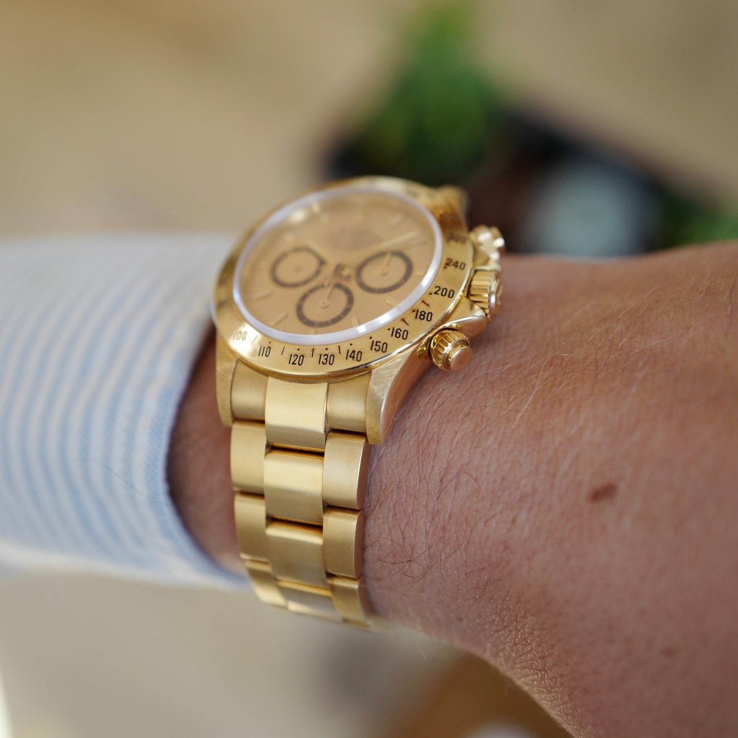 Rolex Yellow Gold Cosmograph Daytona Watch Ref. 16528