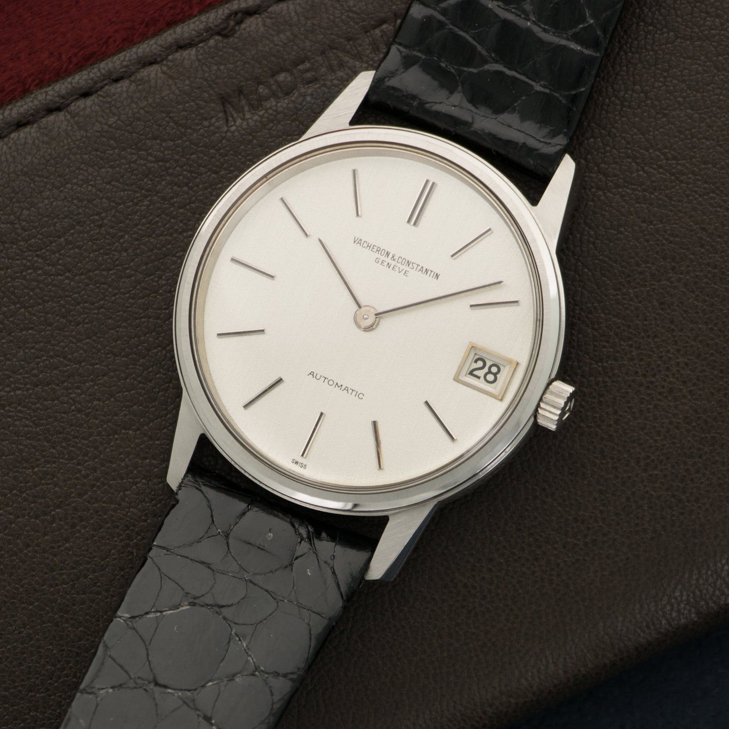 Vacheron Constantin Stainless Steel Automatic Strap Watch Ref. 7592