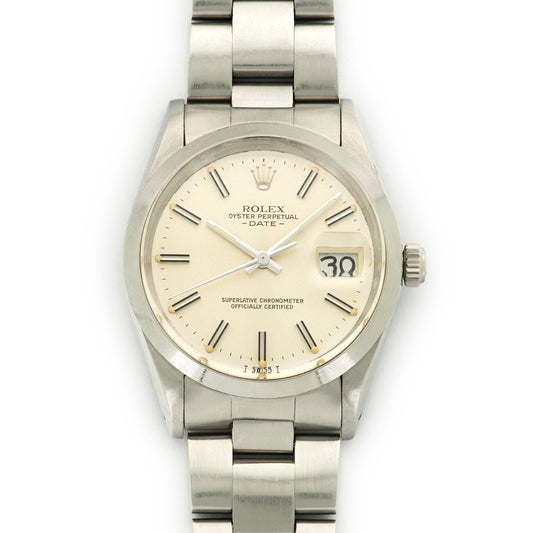 Rolex Steel Date Watch Ref. 15000 with Paper