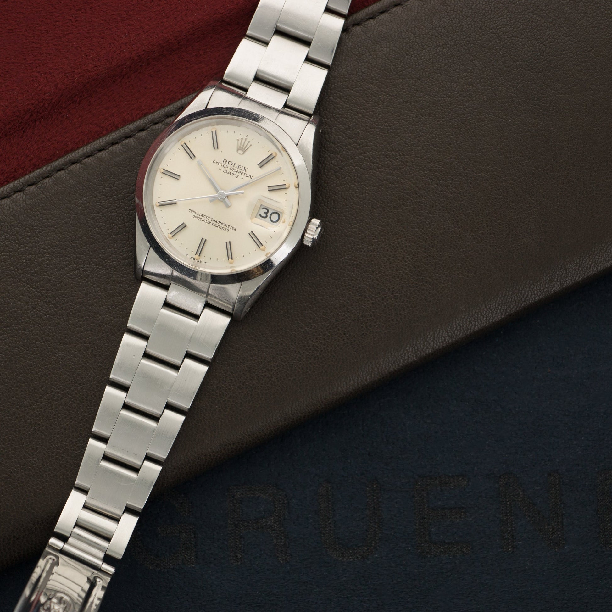 Rolex Steel Date Watch Ref. 15000 with Paper