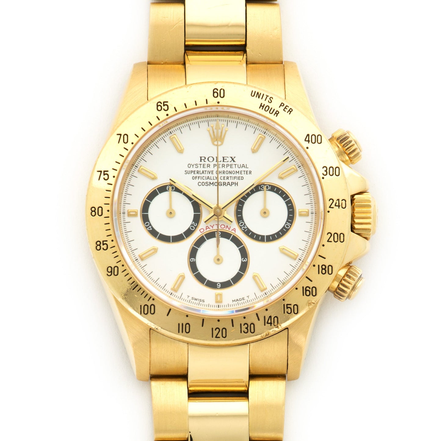 Rolex Yellow Gold Daytona Zenith Watch Ref. 16528