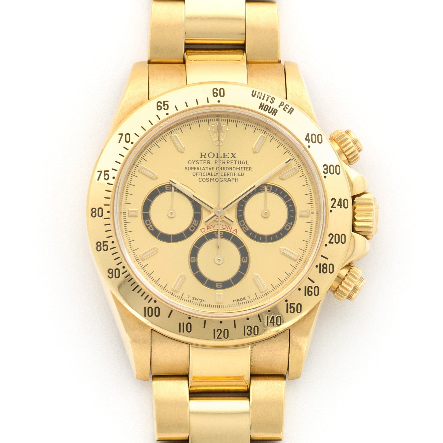 Rolex Yellow Gold Daytona Cosmograph Zenith Watch Ref. 16528