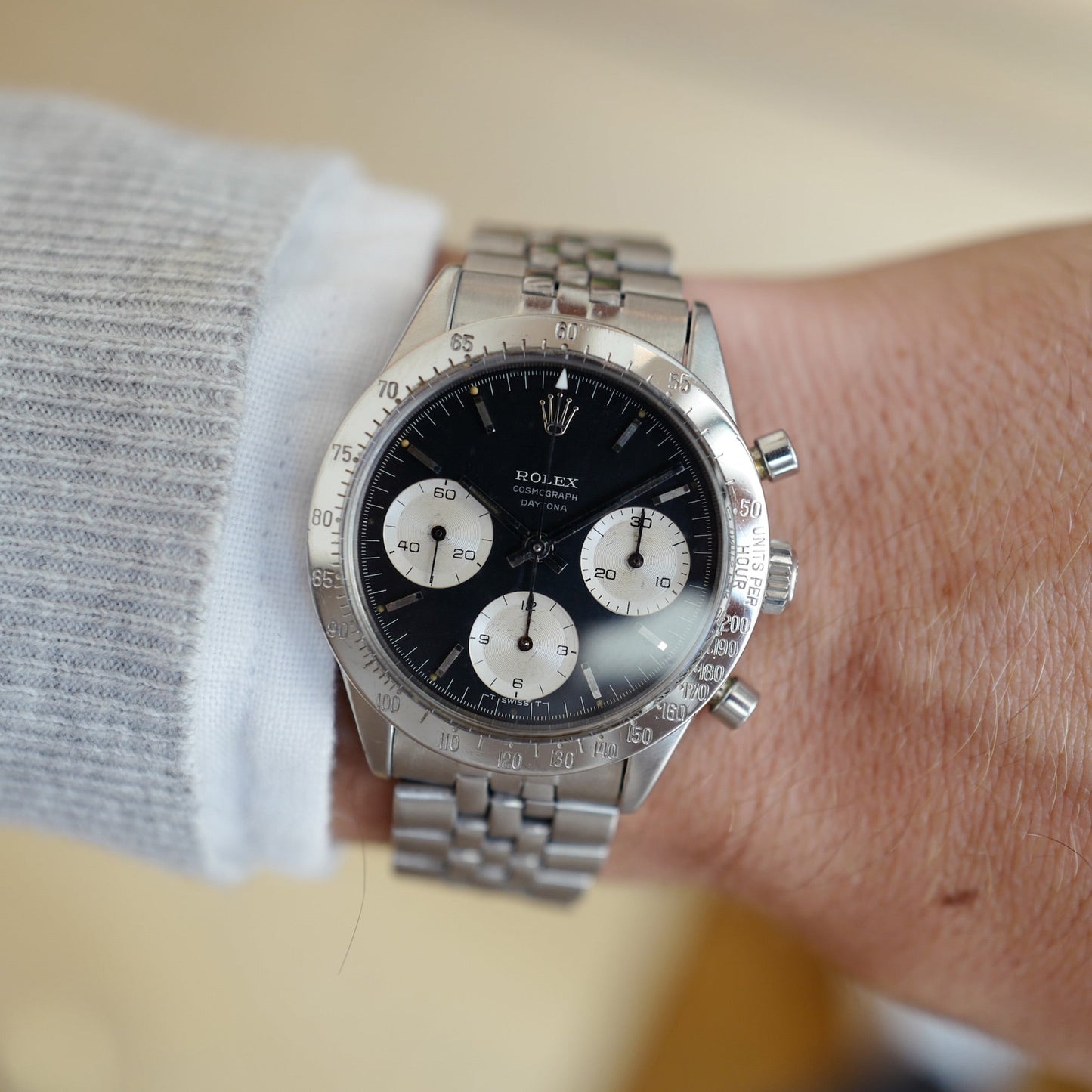 Rolex Stainless Steel Cosmograph Daytona Watch Ref. 6239