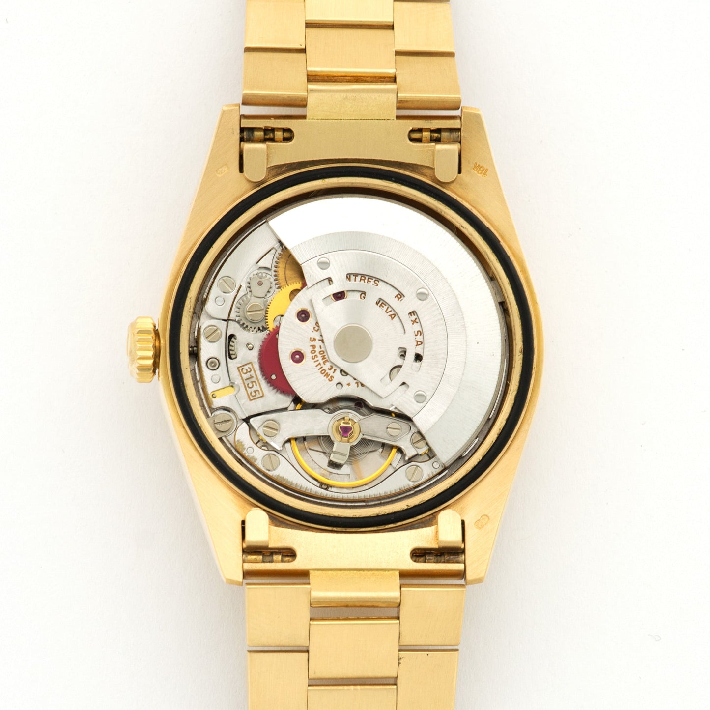 Rolex Yellow Gold Day-Date Bark Finish Watch Ref. 18248