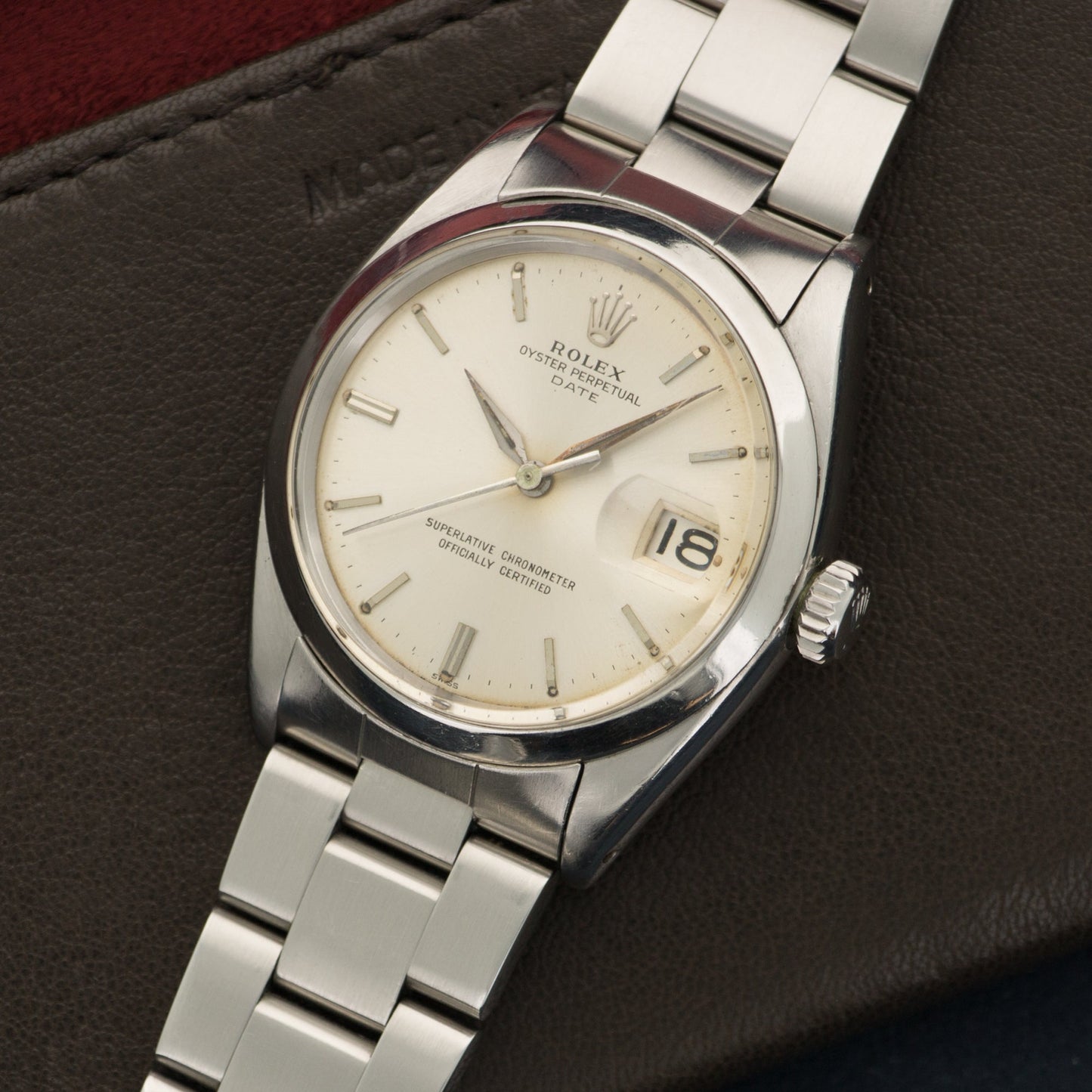 Rolex Stainless Steel Date Watch Ref. 1500