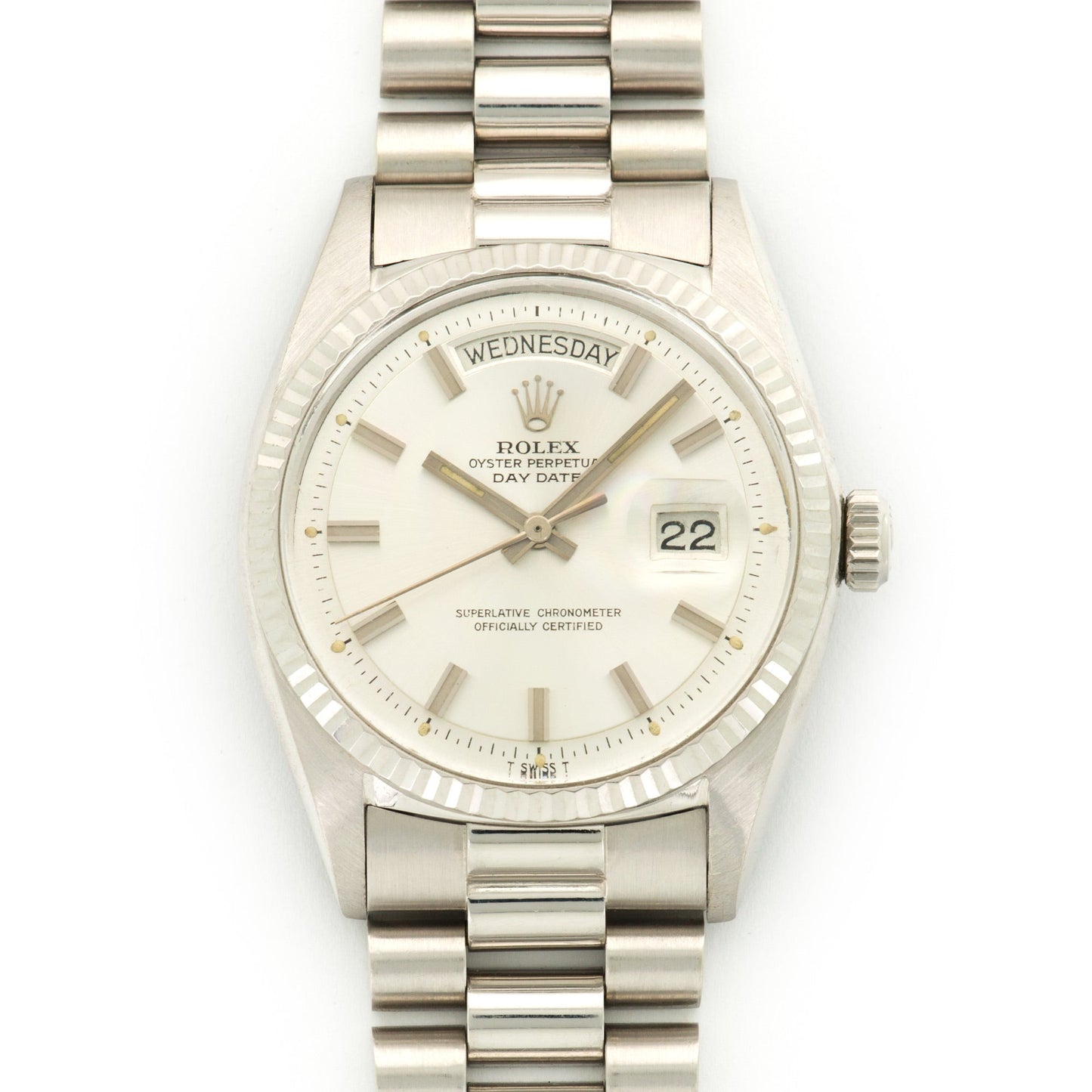 Rolex White Gold Day-Date Watch Ref. 1803