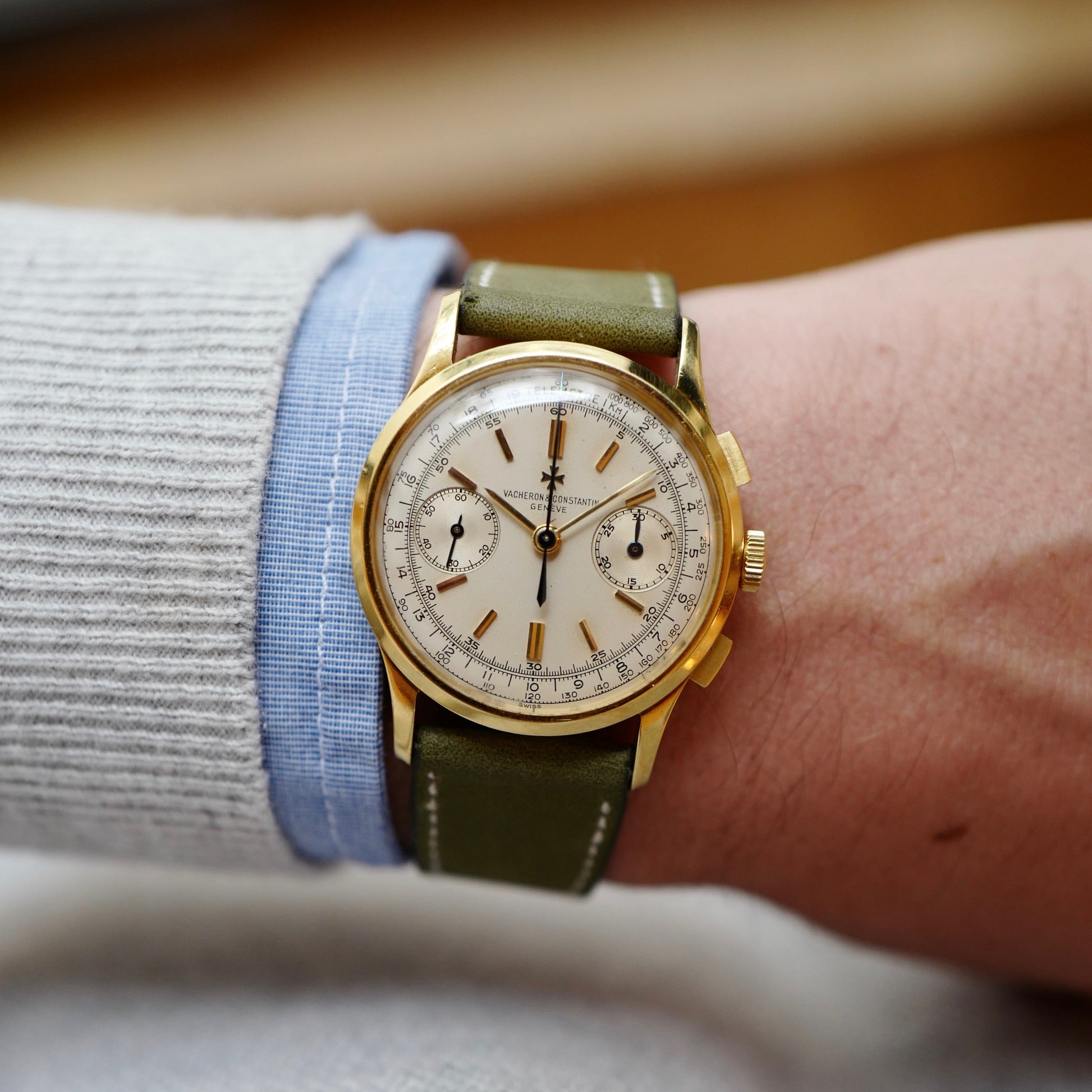 Vacheron Constantin Yellow Gold Chronograph Watch Ref. 4072