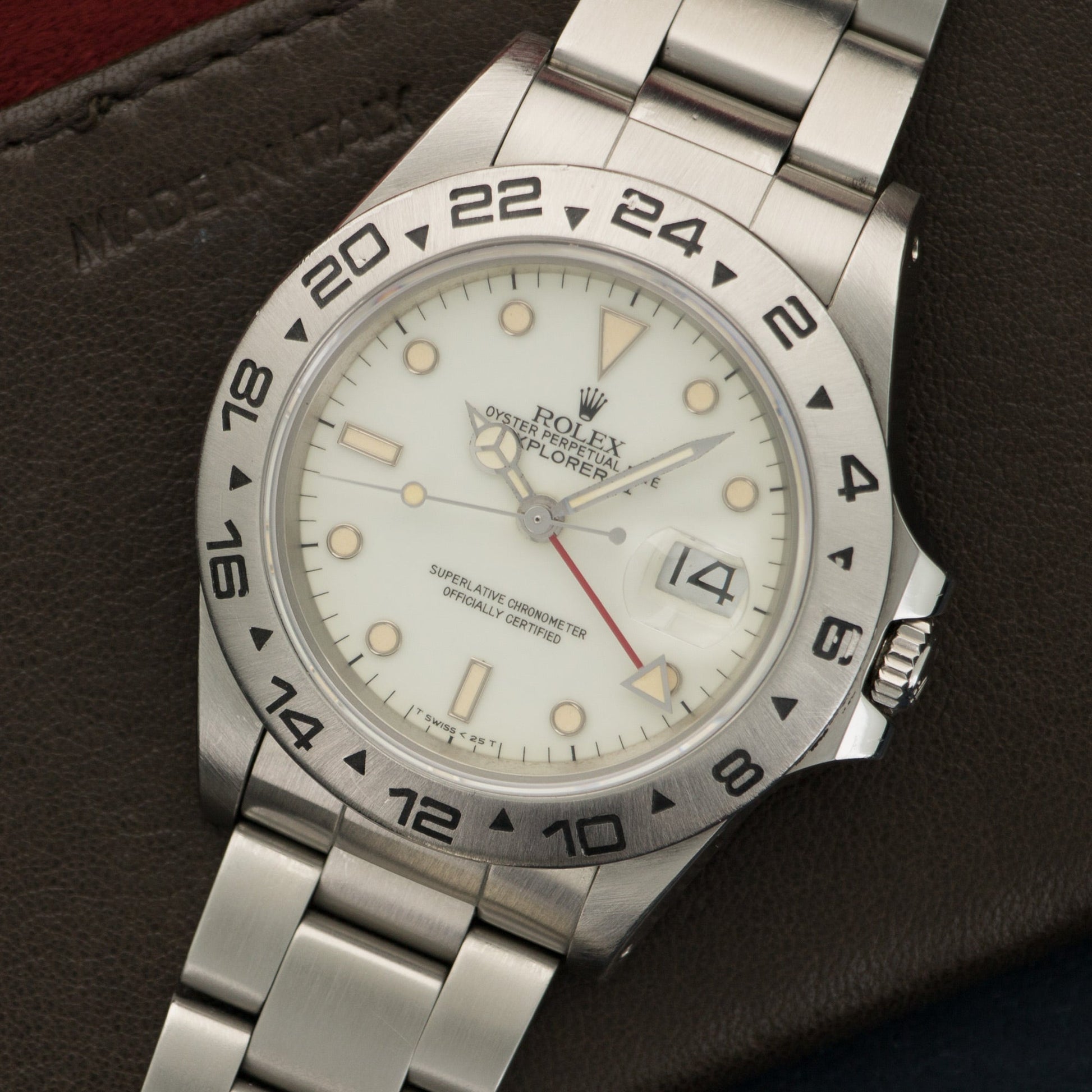 Rolex Steel Explorer Cream Dial Watch Ref. 16550