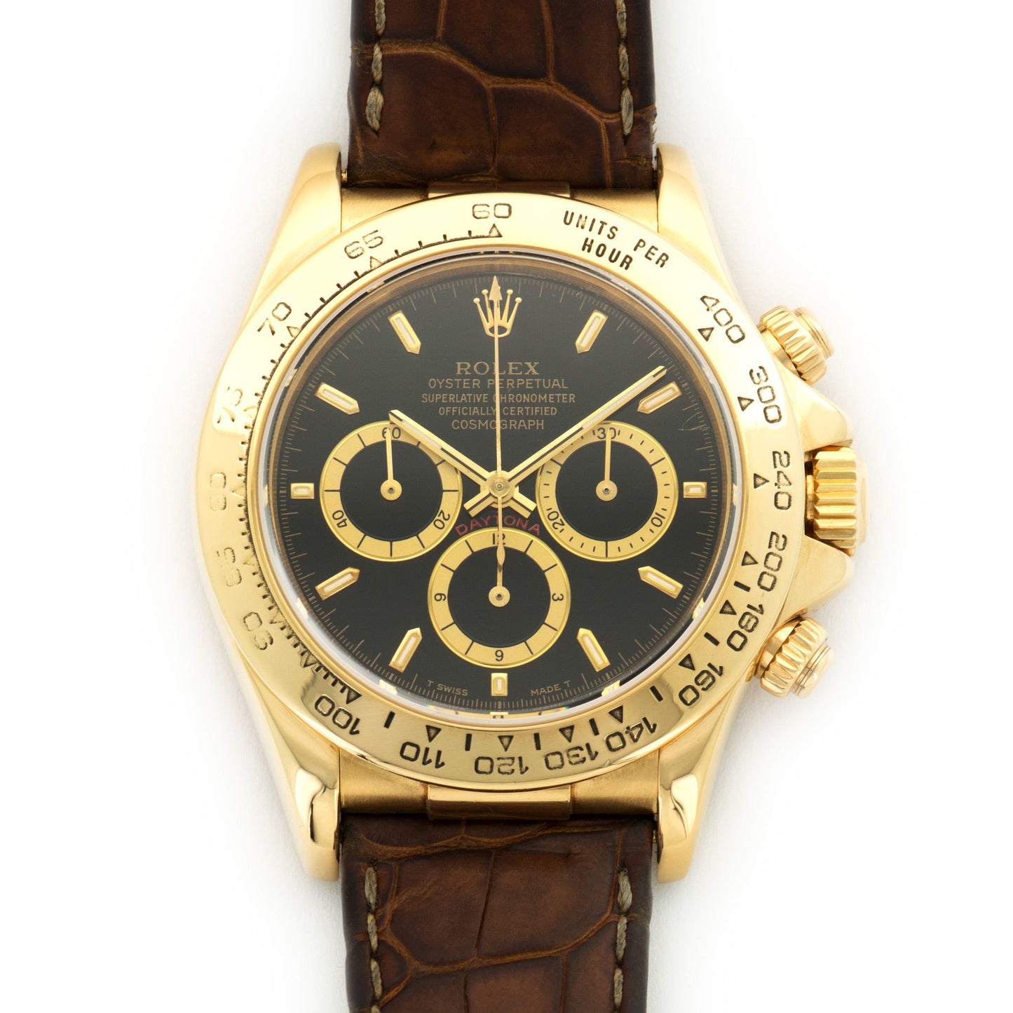 Rolex Yellow Gold Daytona Zenith Watch Ref. 16518