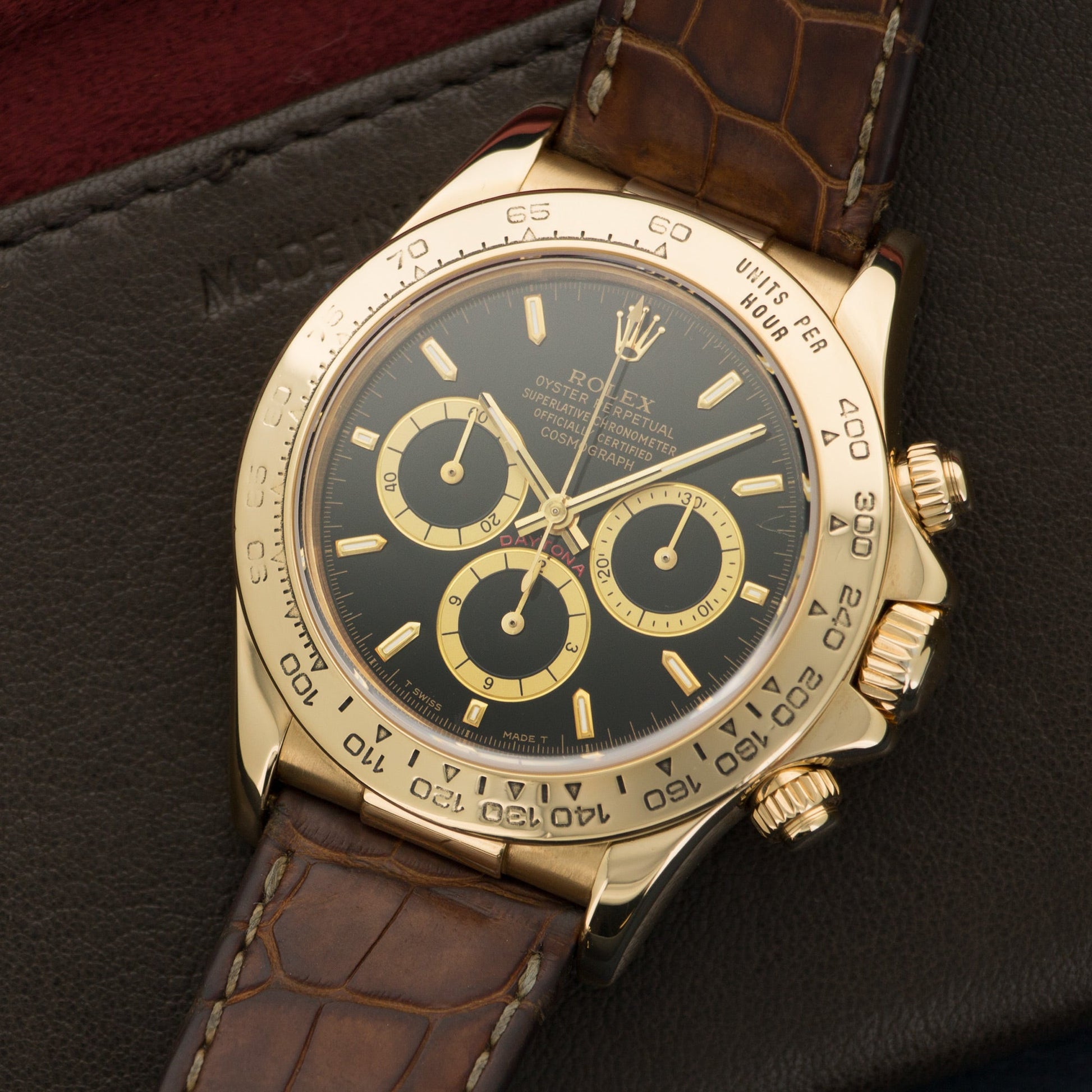 Rolex Yellow Gold Daytona Zenith Watch Ref. 16518