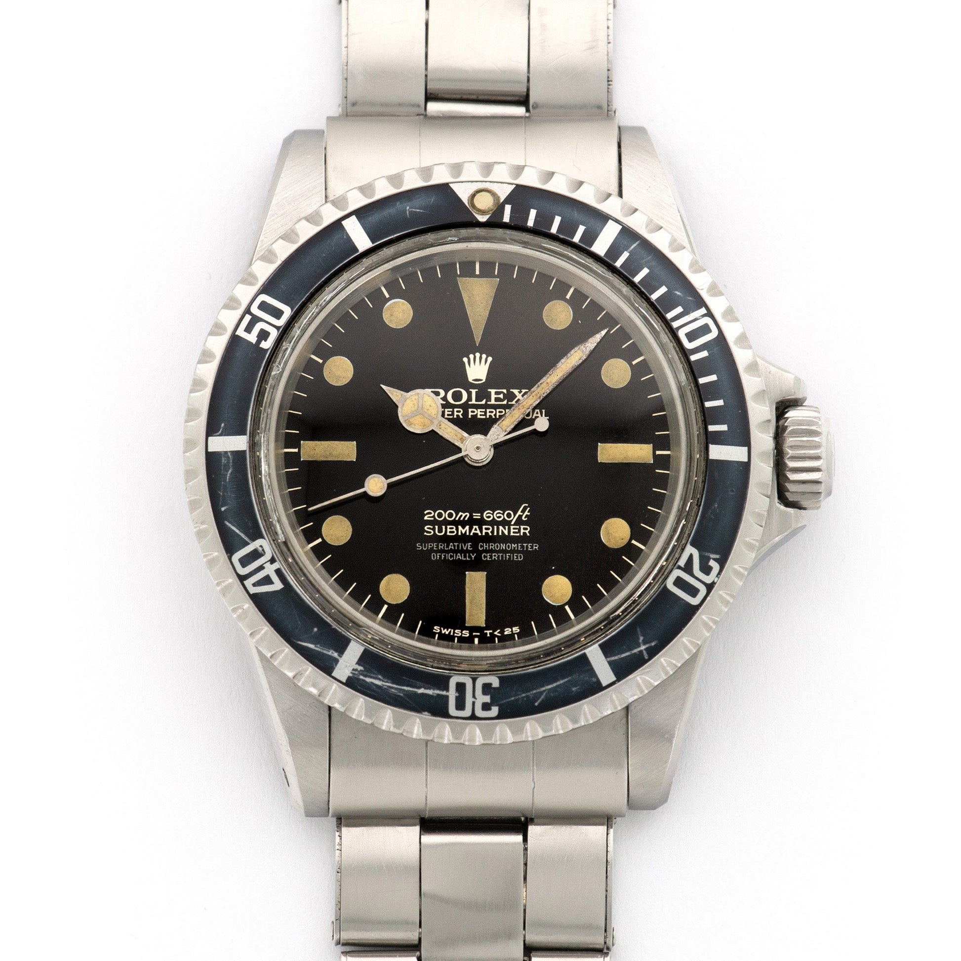 Rolex Submariner 4-Line Gilt Dial Watch Ref. 5512