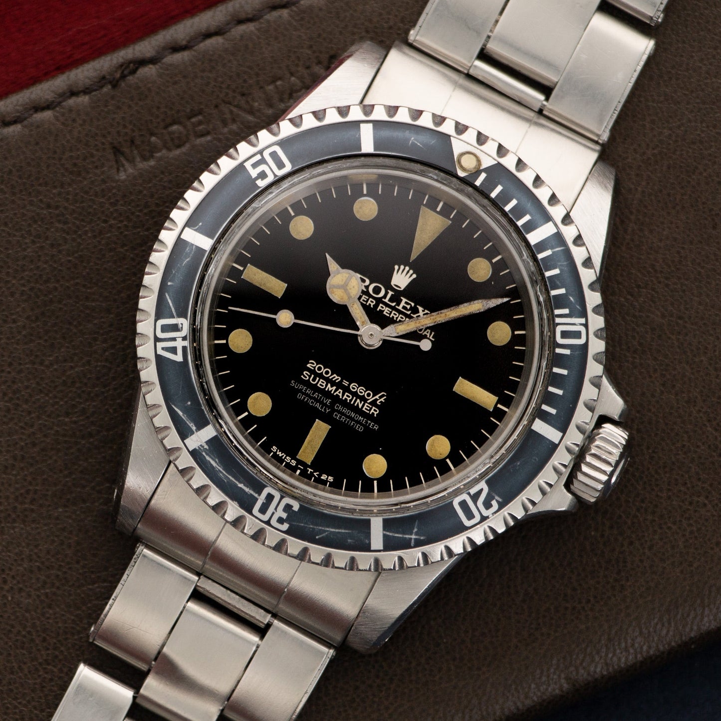 Rolex Submariner 4-Line Gilt Dial Watch Ref. 5512