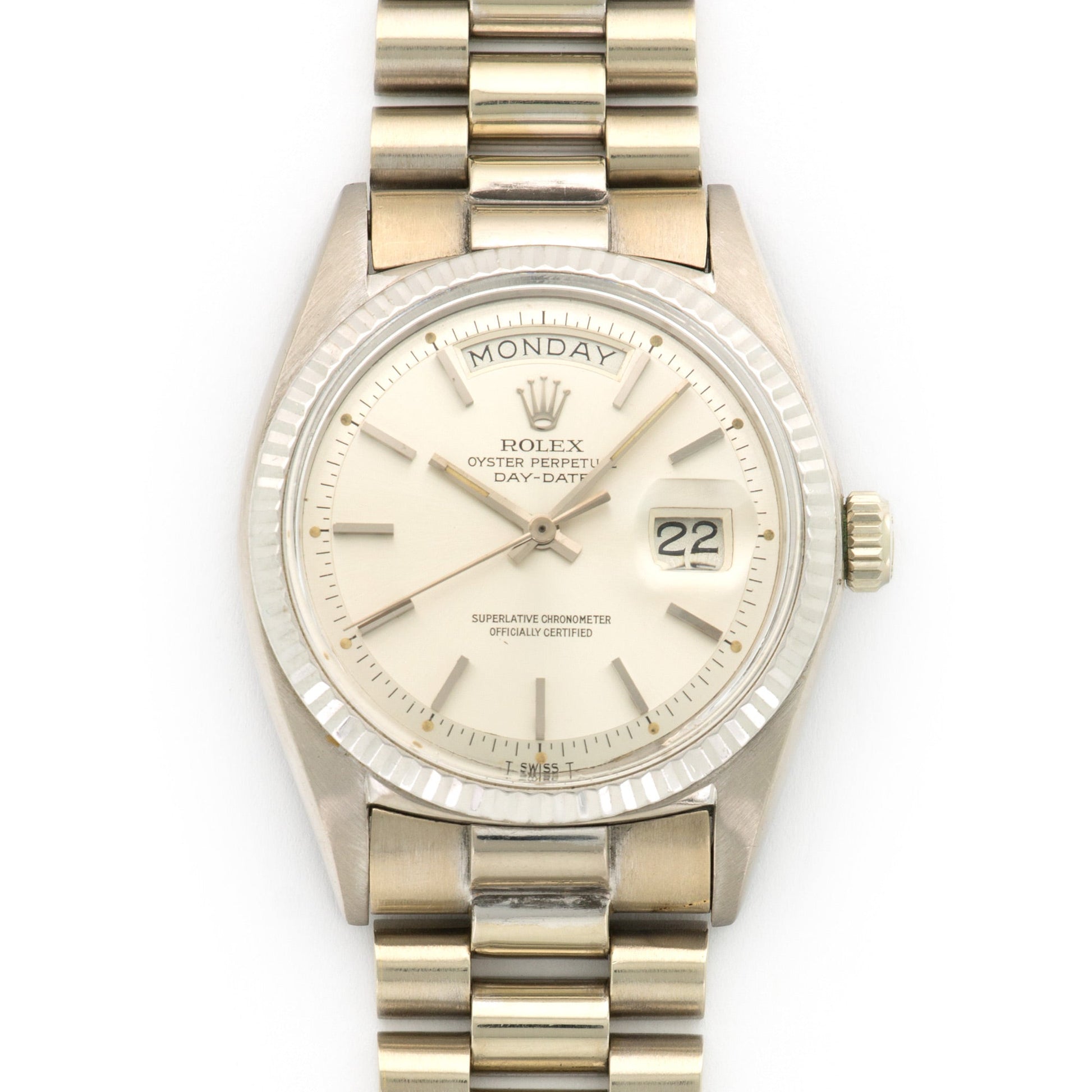 Rolex White Gold Day-Date Watch Ref. 1803