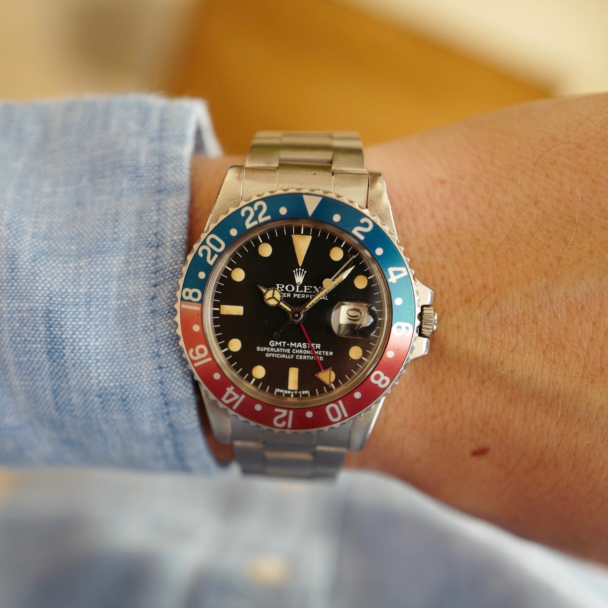 Rolex Steel GMT-Master Watch Ref. 1675