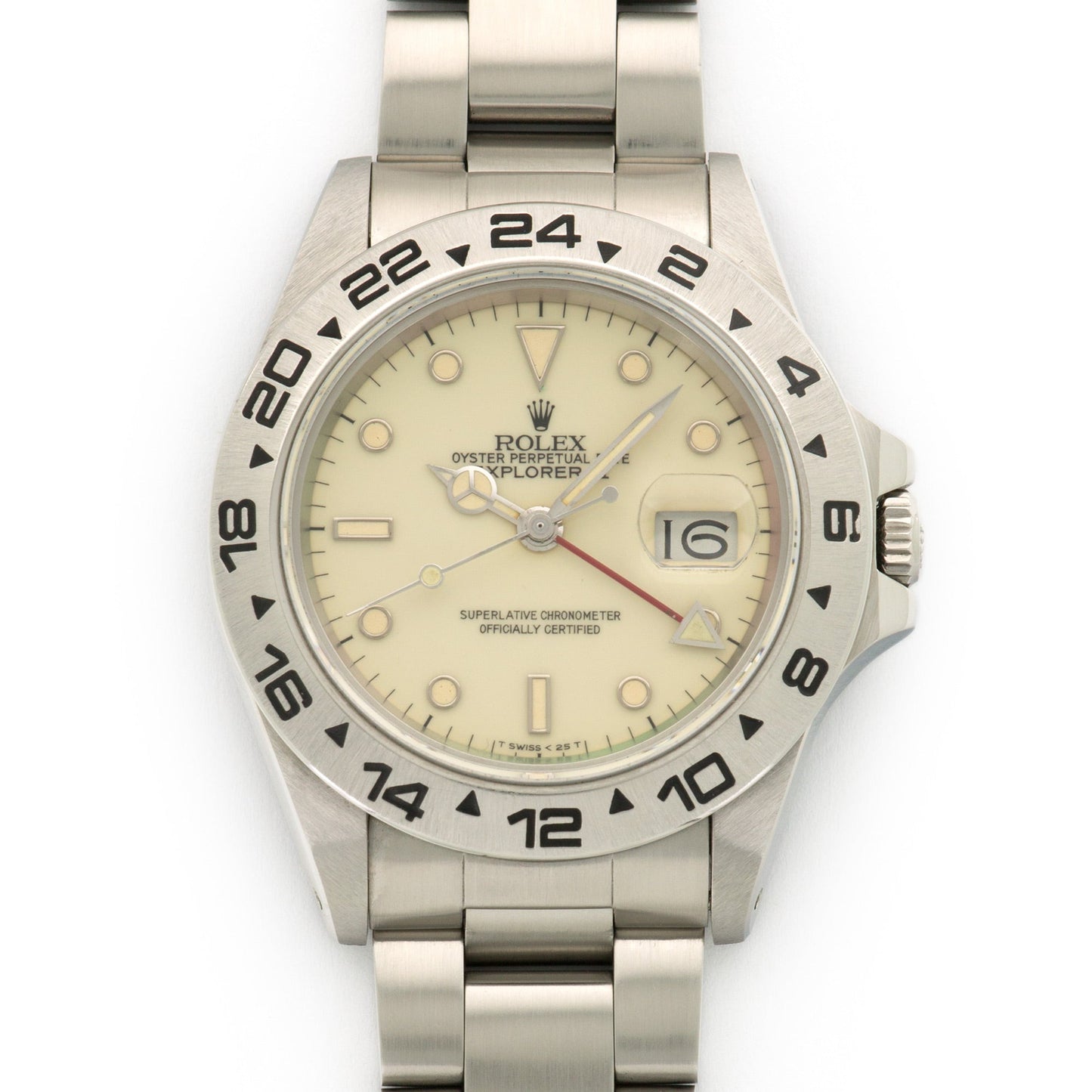 Rolex Steel Explorer II Cream Dial Watch Ref. 16550