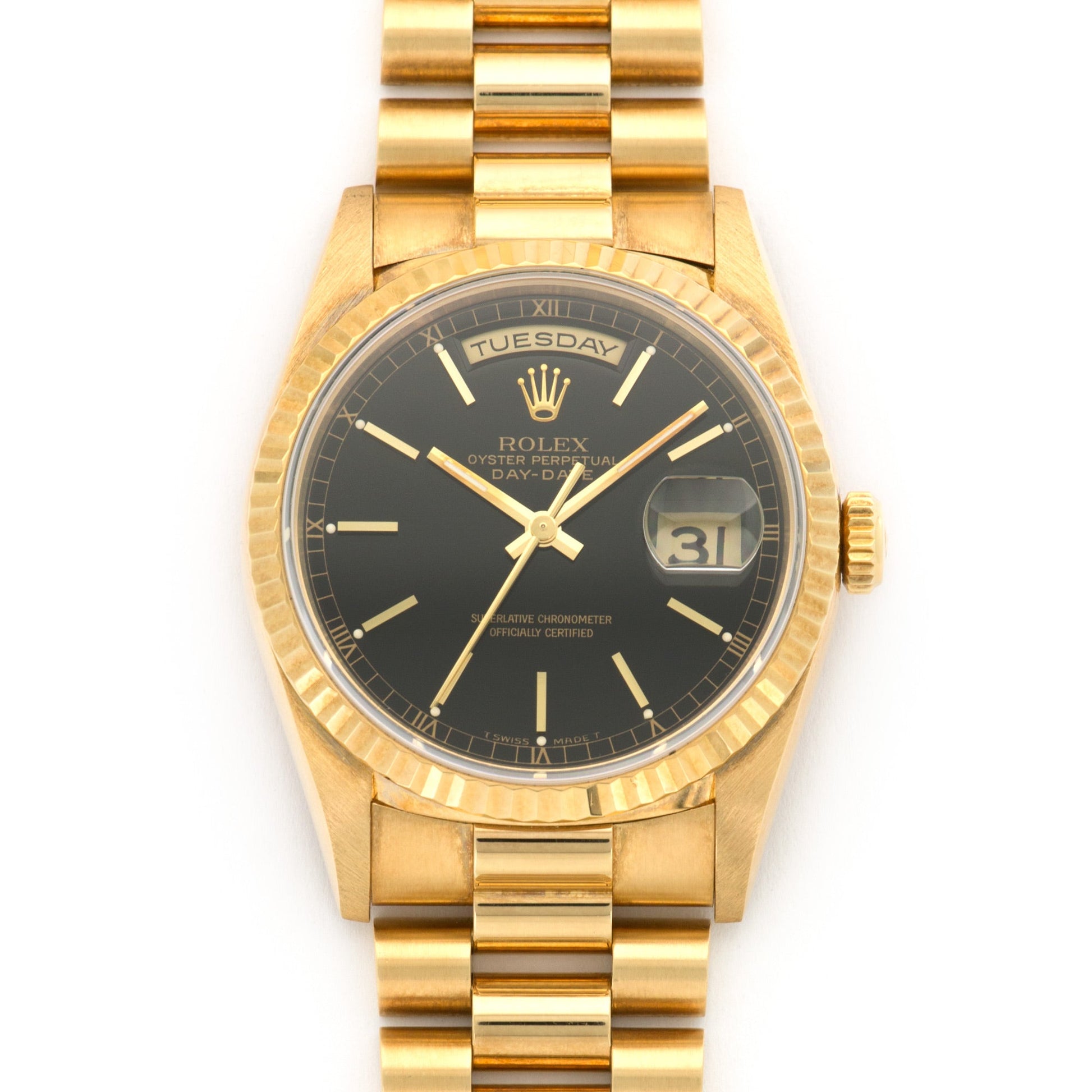 Rolex Yellow Gold Day-Date Watch Ref. 18238