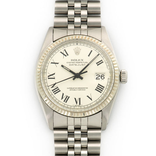 Rolex Steel Datejust Buckley Dial Watch Ref. 1601