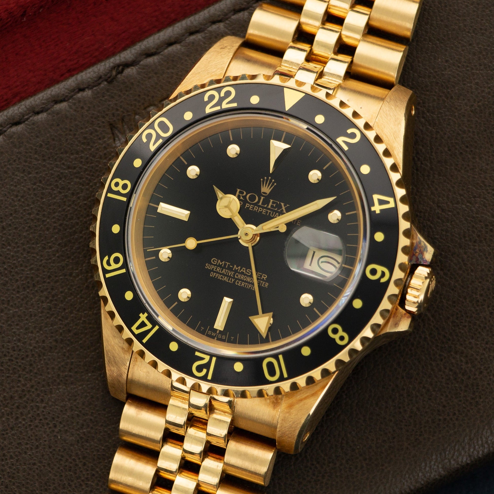 Rolex Yellow GMT-Master Watch Ref. 16758