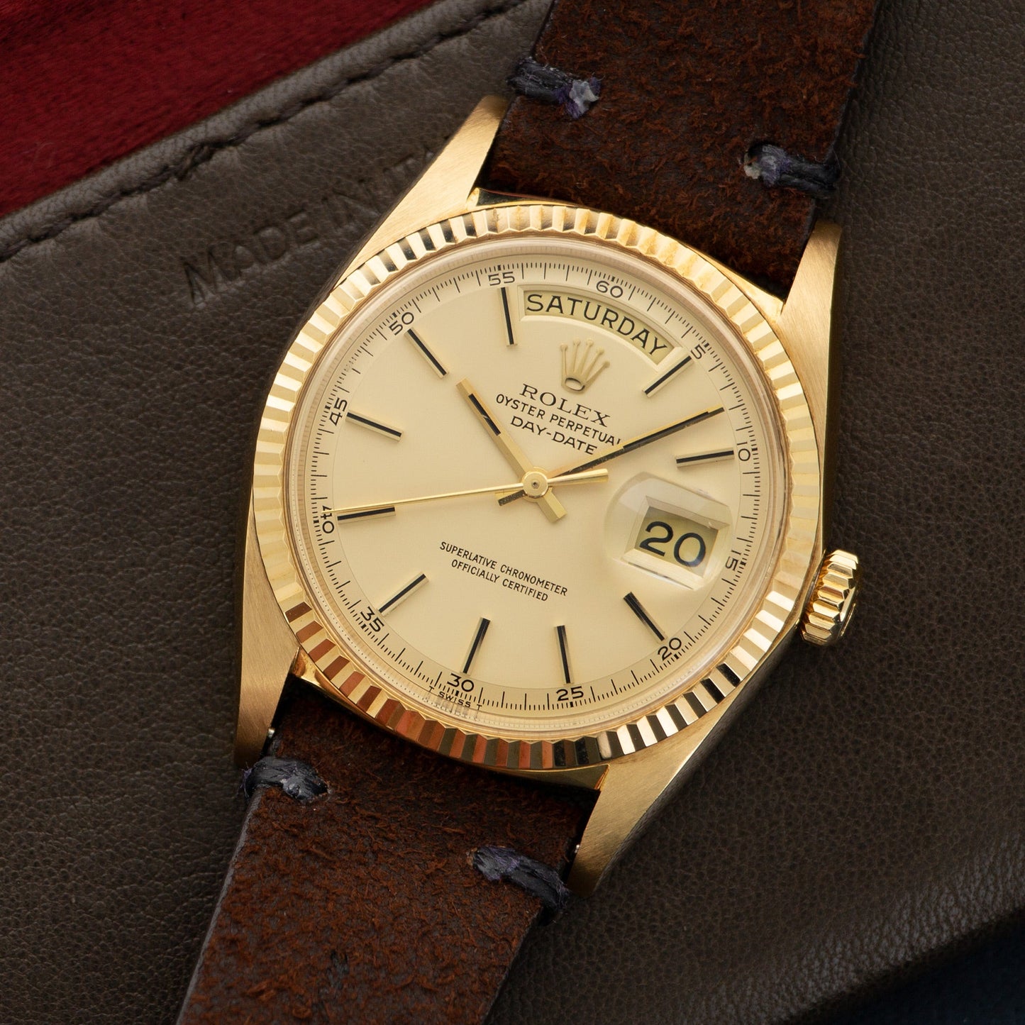 Rolex Yellow Gold Day-Date Watch Ref. 1803