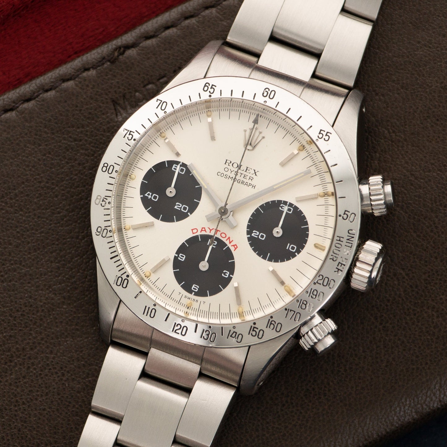 Rolex Steel Cosmograph Daytona Big Red Watch Ref. 6265