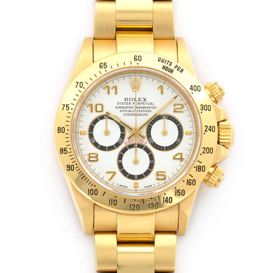 Rolex Yellow Gold Cosmograph Daytona Zenith Watch Ref. 16528