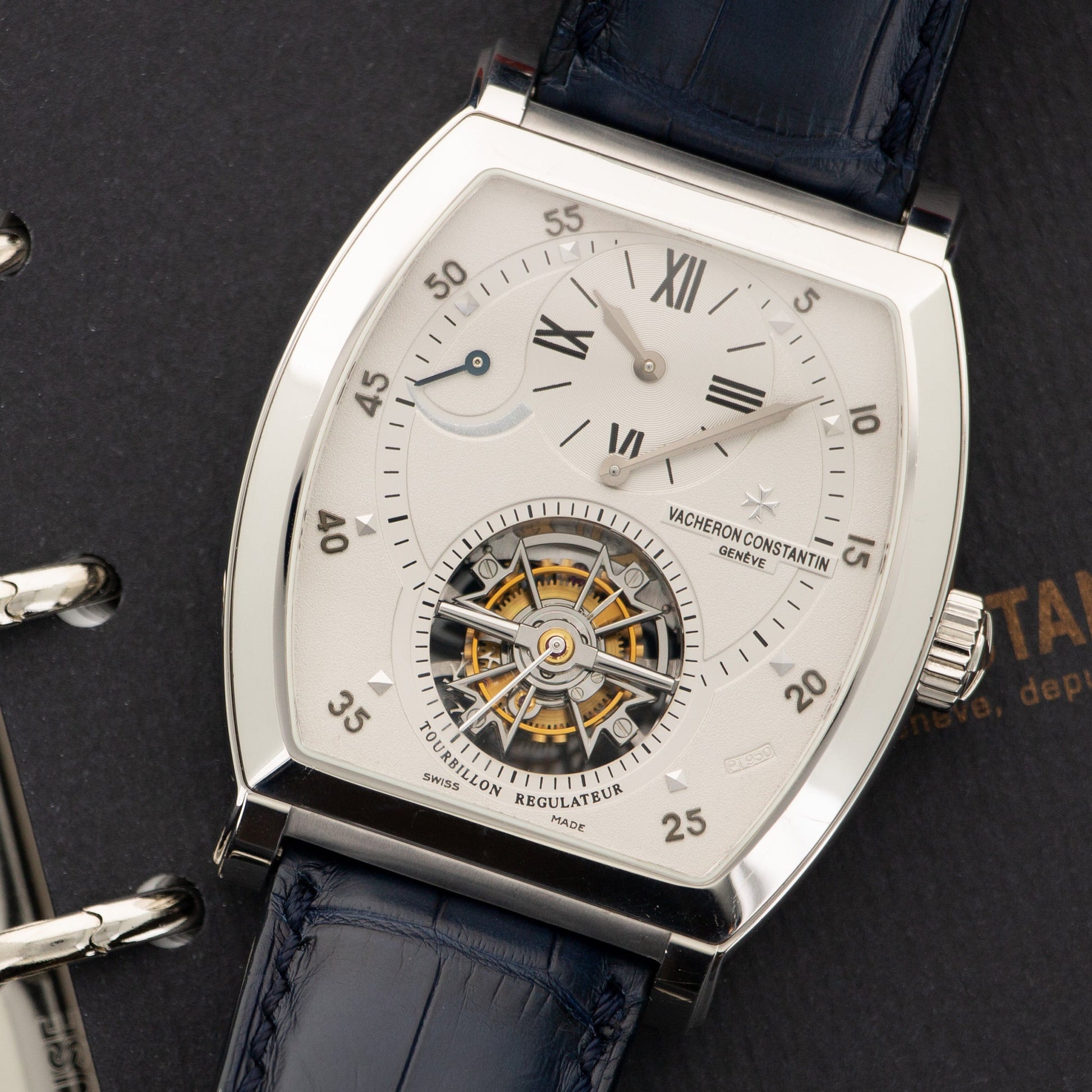 Vacheron Constantin Platinum Malte Tourbillon Regulator Watch Ref. 30080