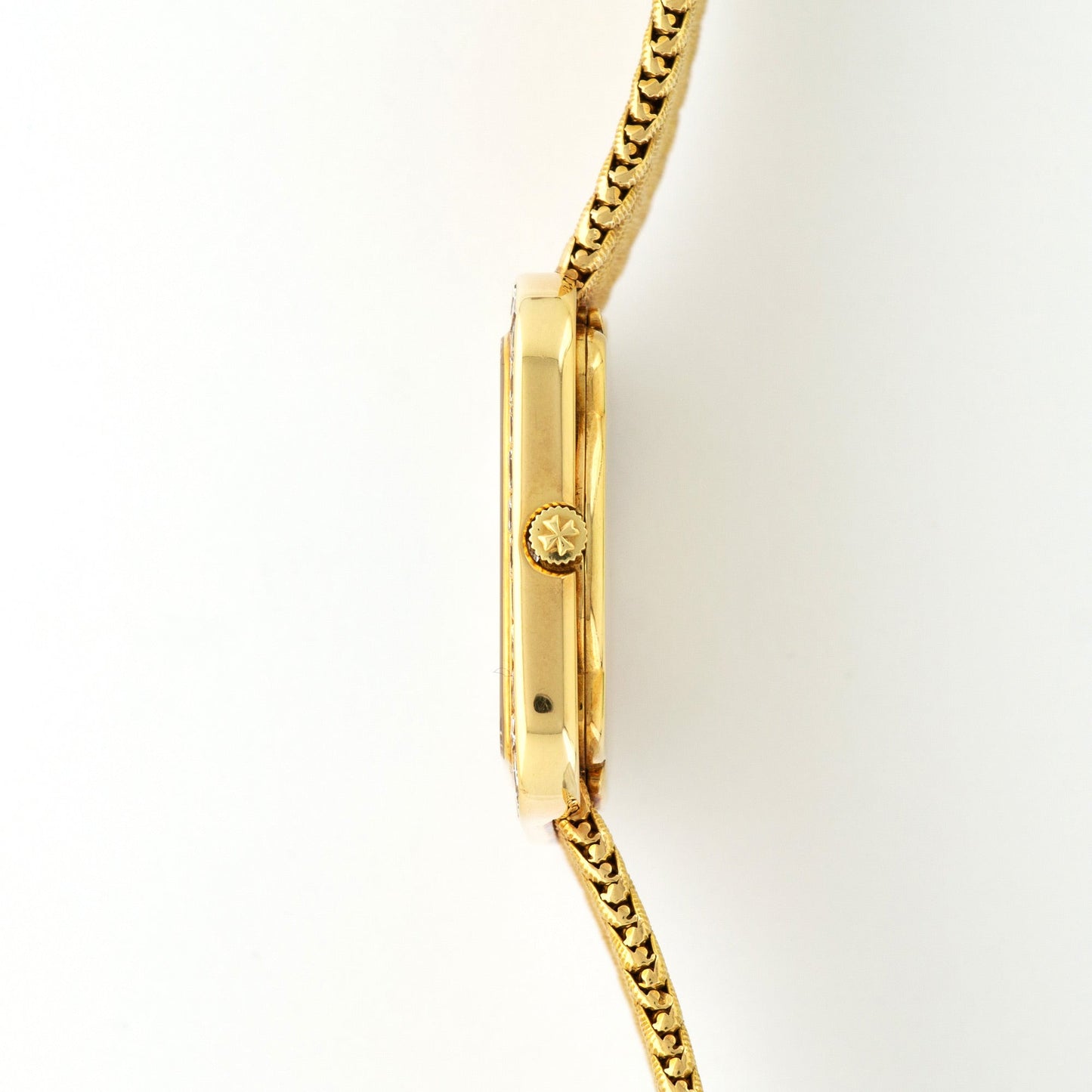 Vacheron Constantin Yellow Gold Baguette Diamond Watch