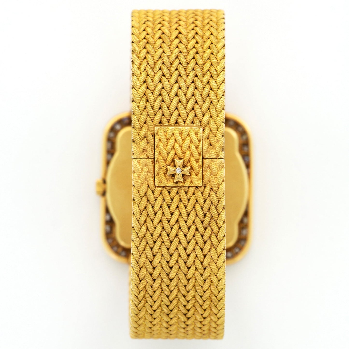 Vacheron Constantin Yellow Gold Baguette Diamond Watch