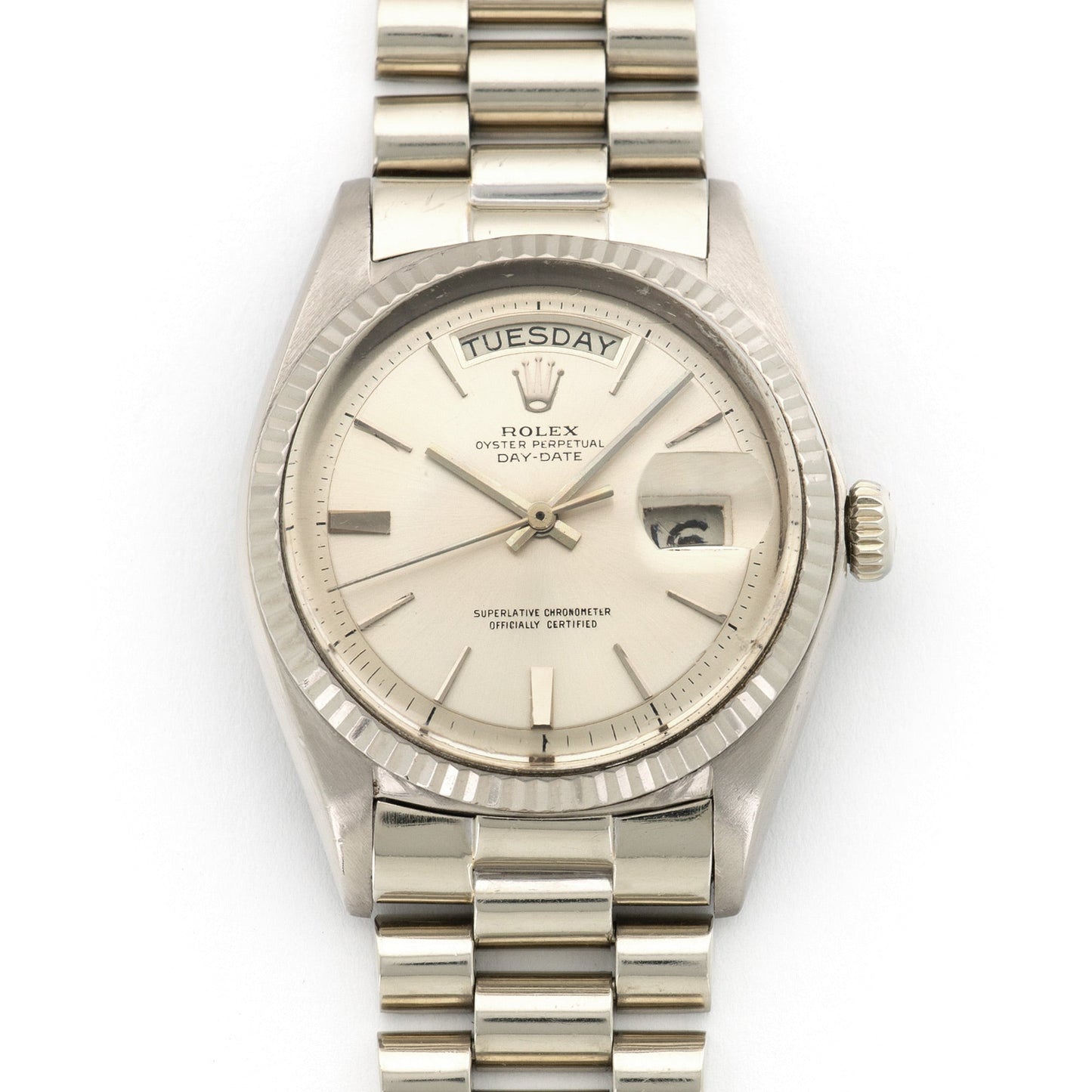 Rolex White Gold Day-Date Watch Ref. 1803