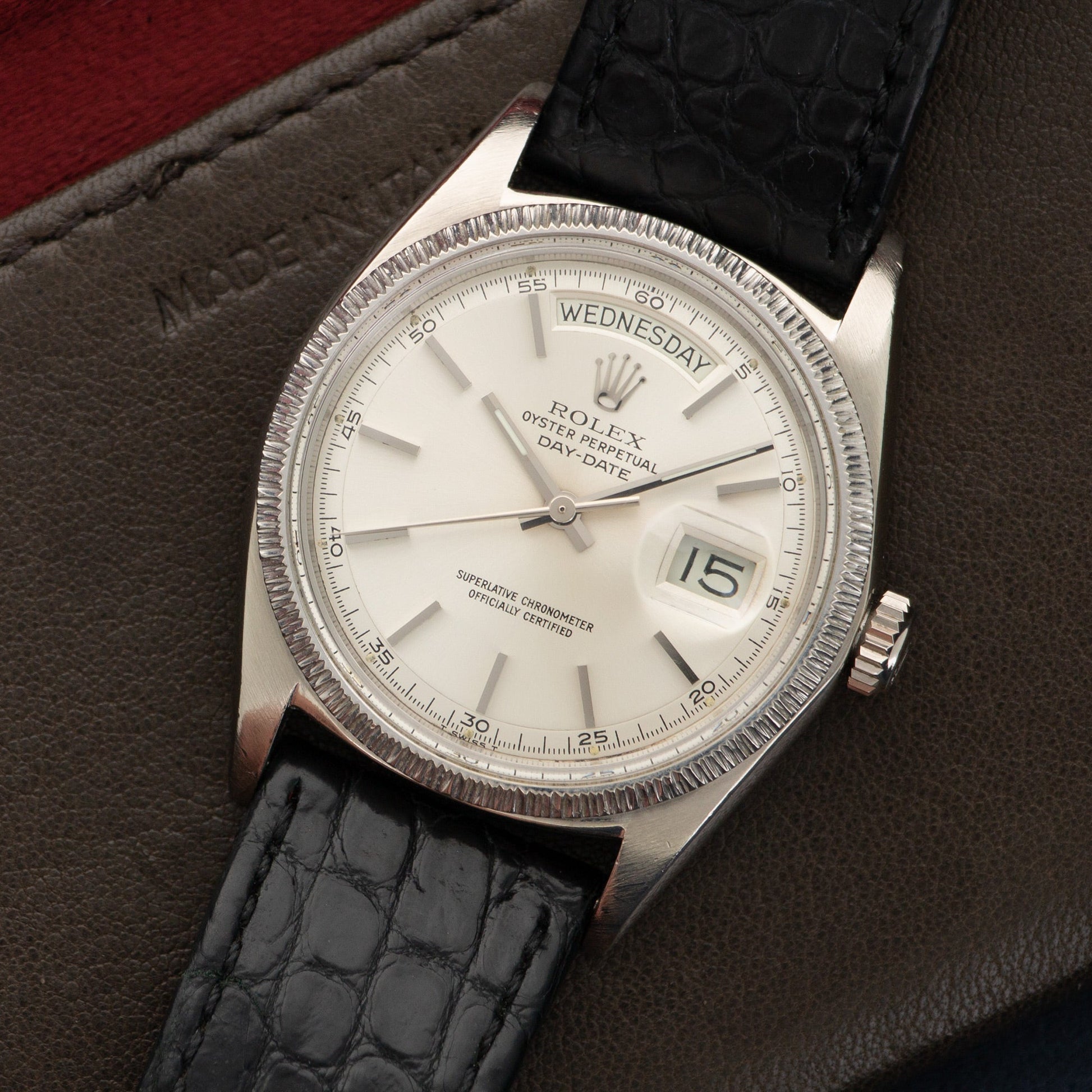 Rolex White Gold Day-Date Watch Ref. 1807