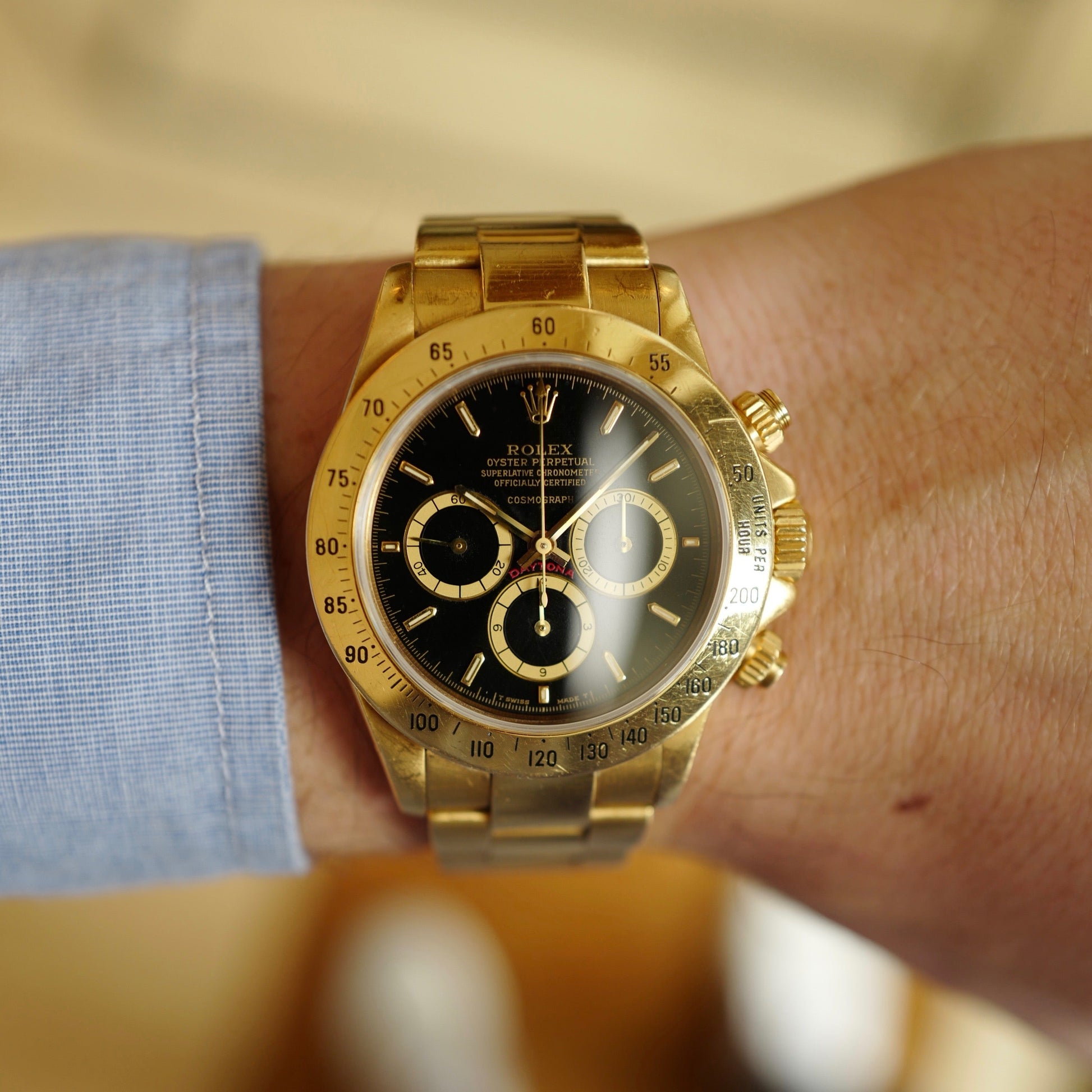 Rolex Yellow Gold Cosmograph R-Series Floating Daytona Watch Ref. 16528