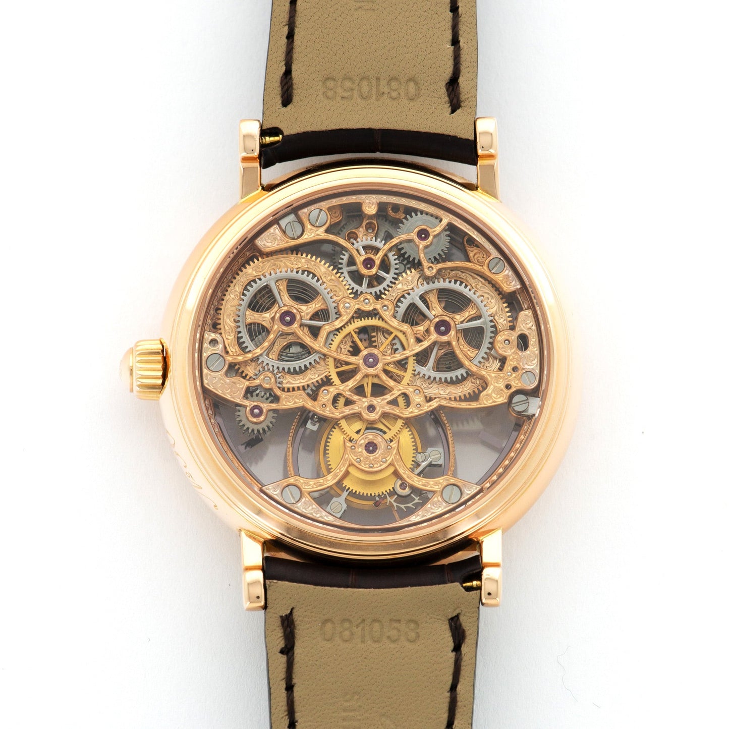 Vacheron Constantin Rose Gold Skeletonized Tourbillon Watch