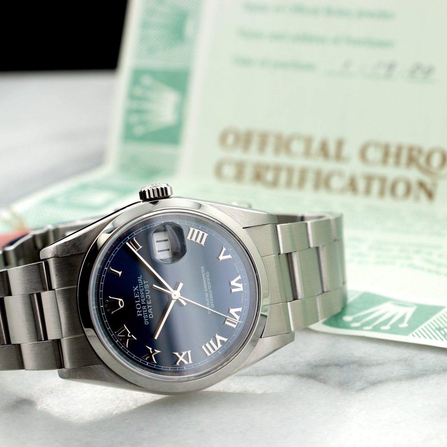 Rolex Steel Datejust Watch Ref. 16200