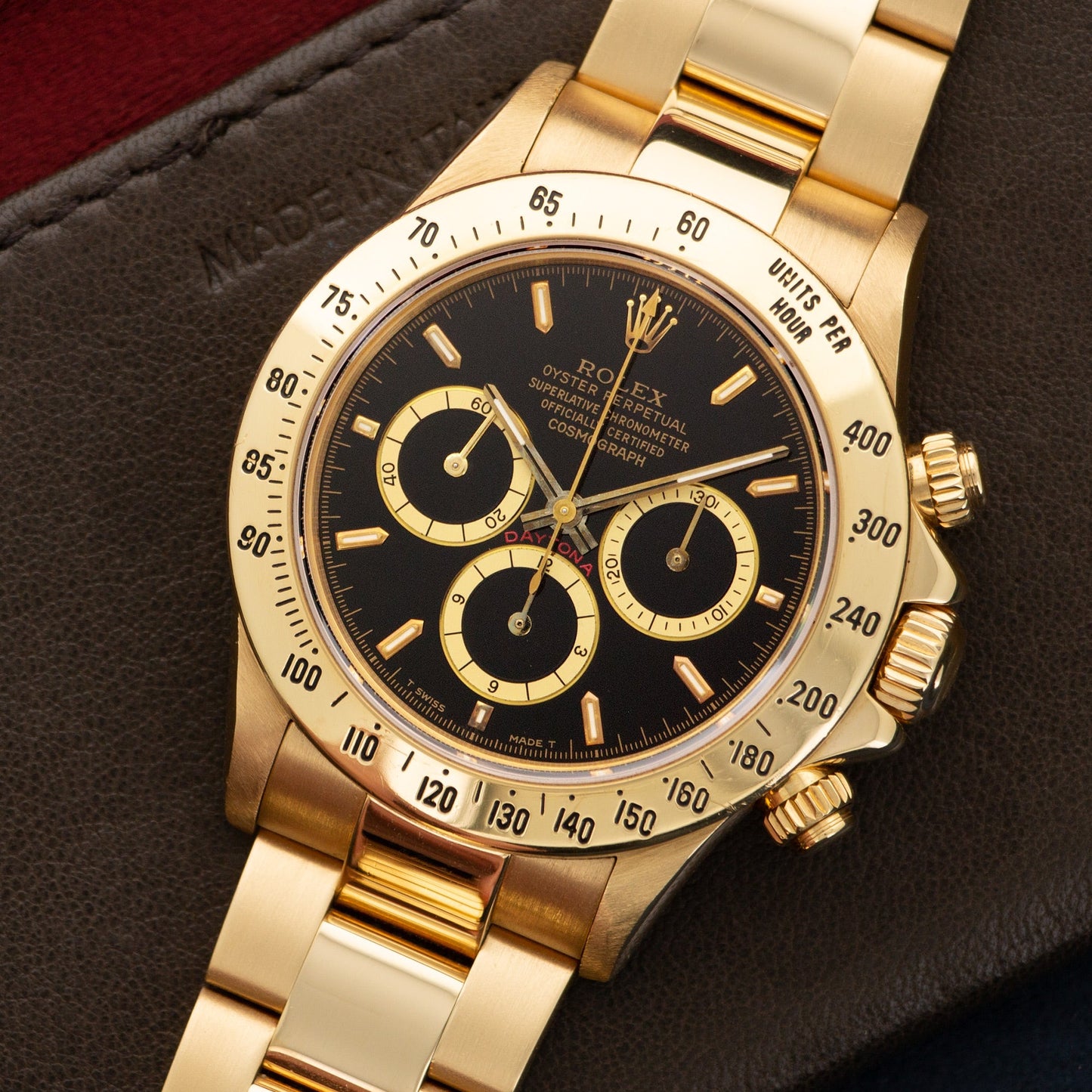 Rolex Yellow Gold Daytona Zenith Watch Ref. 16528