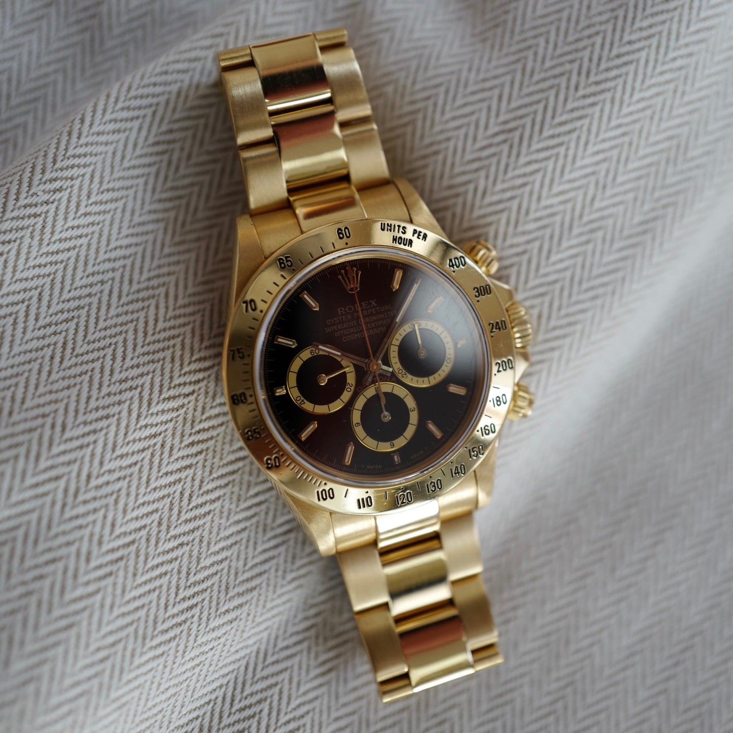 Rolex Yellow Gold Daytona Zenith Watch Ref. 16528