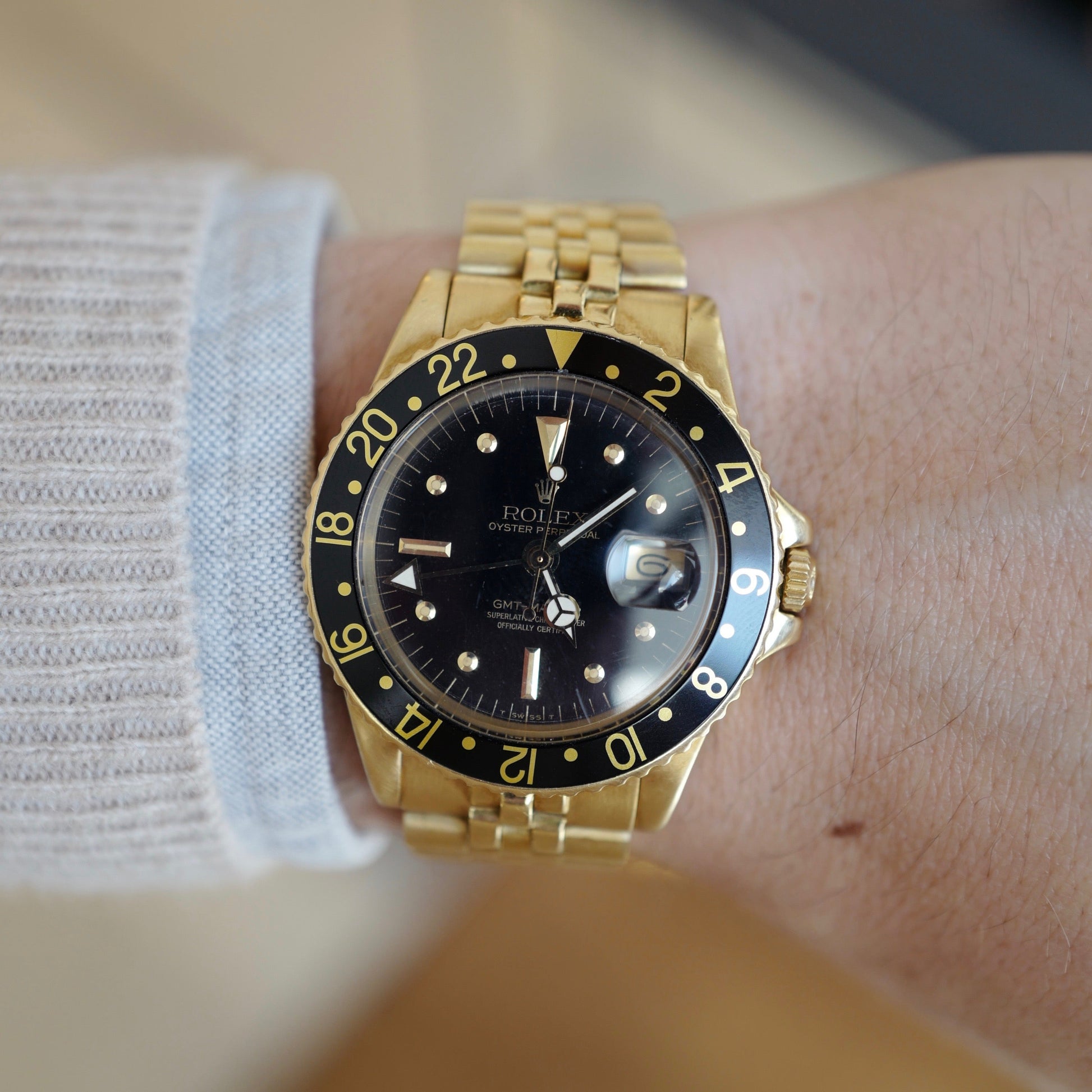 Rolex Yellow Gold GMT-Master Ref. 1675