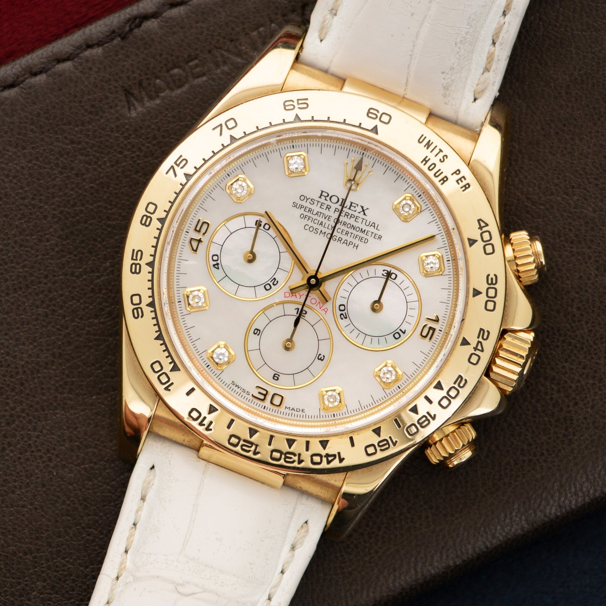 Rolex Yellow Gold Daytona Zenith Watch Ref. 16518