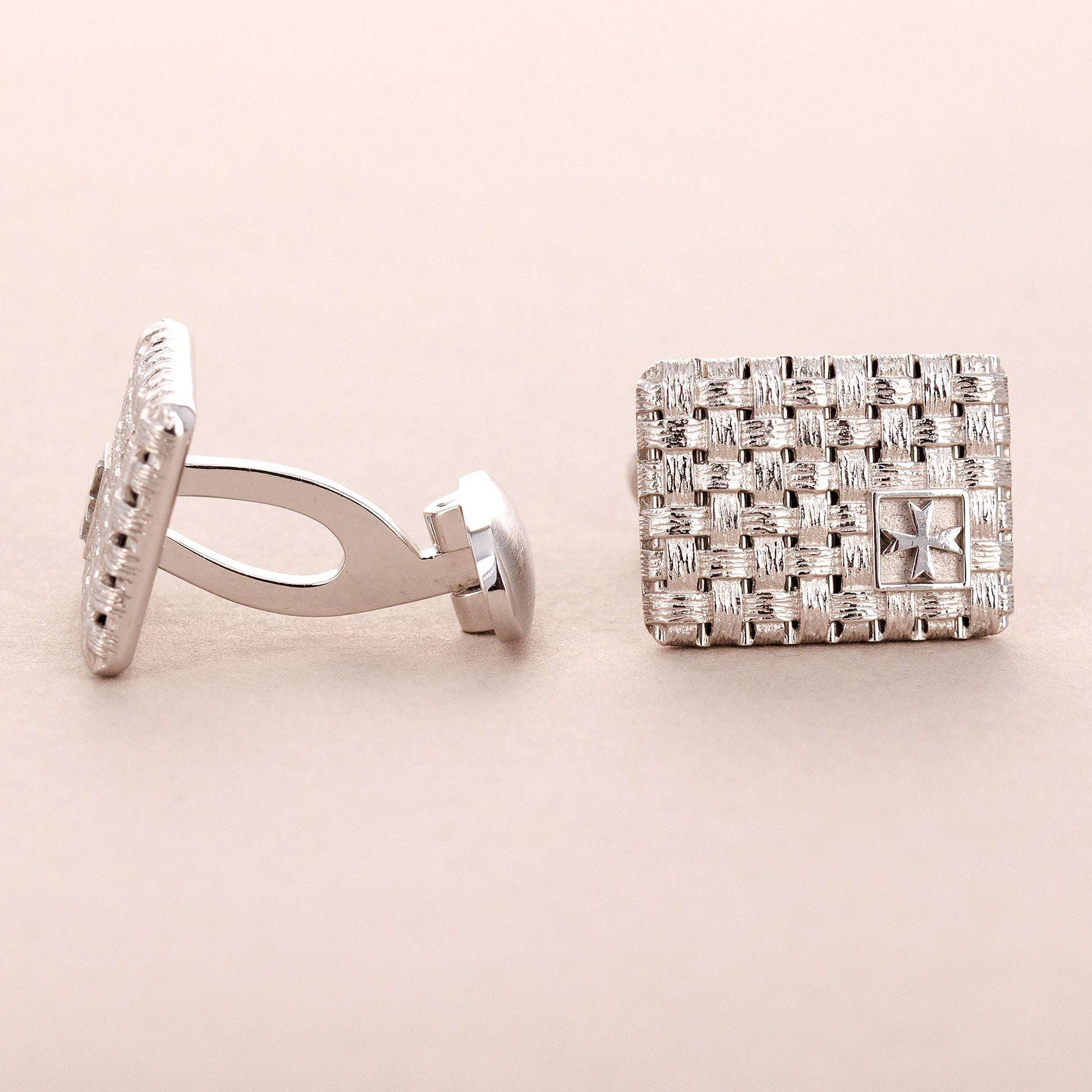 Vacheron Constantin Platinum and 18K White Gold Cufflinks (Objet)