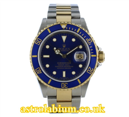 Rolex Submariner 16613 Steel & Gold