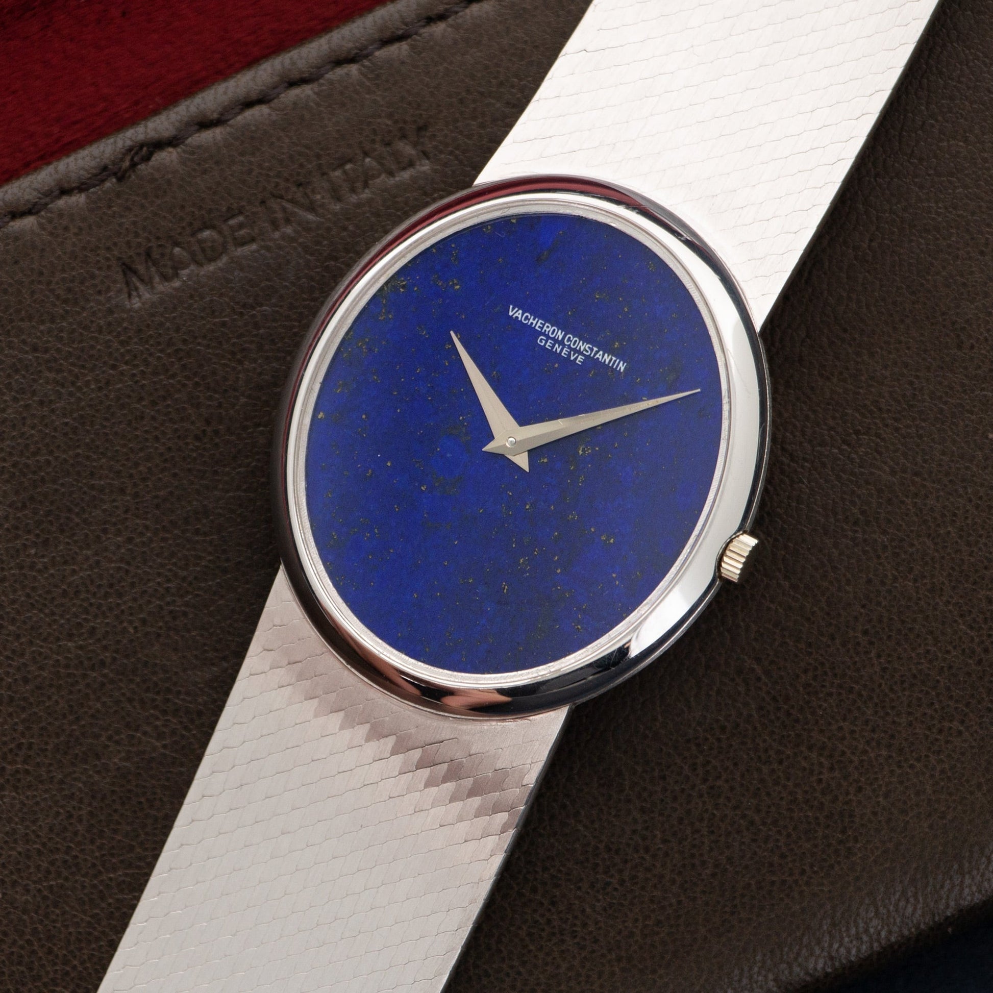 Vacheron Constantin White Gold Lapis Dial Watch