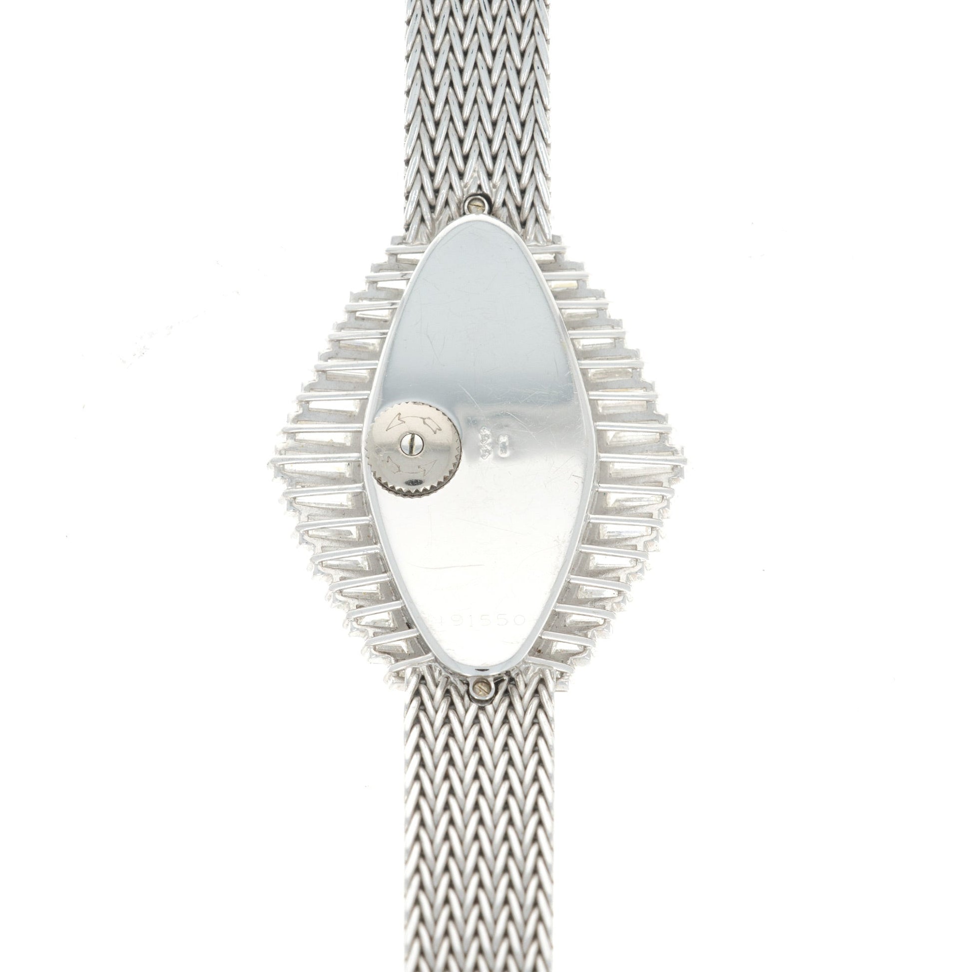 Vacheron Constantin White Gold Baguette Diamond Watch