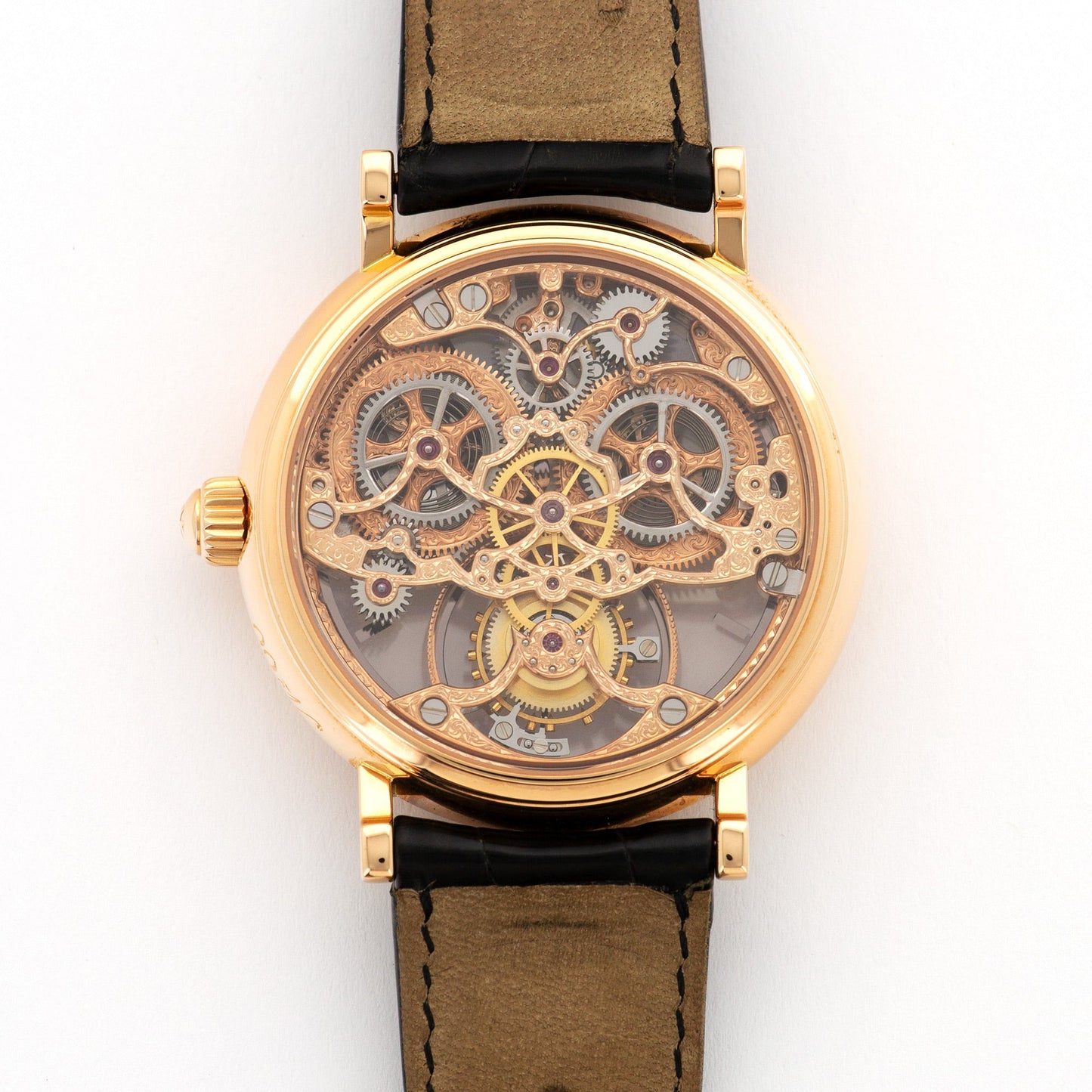 Vacheron Constantin Rose Gold Skeletonized Tourbillon Watch